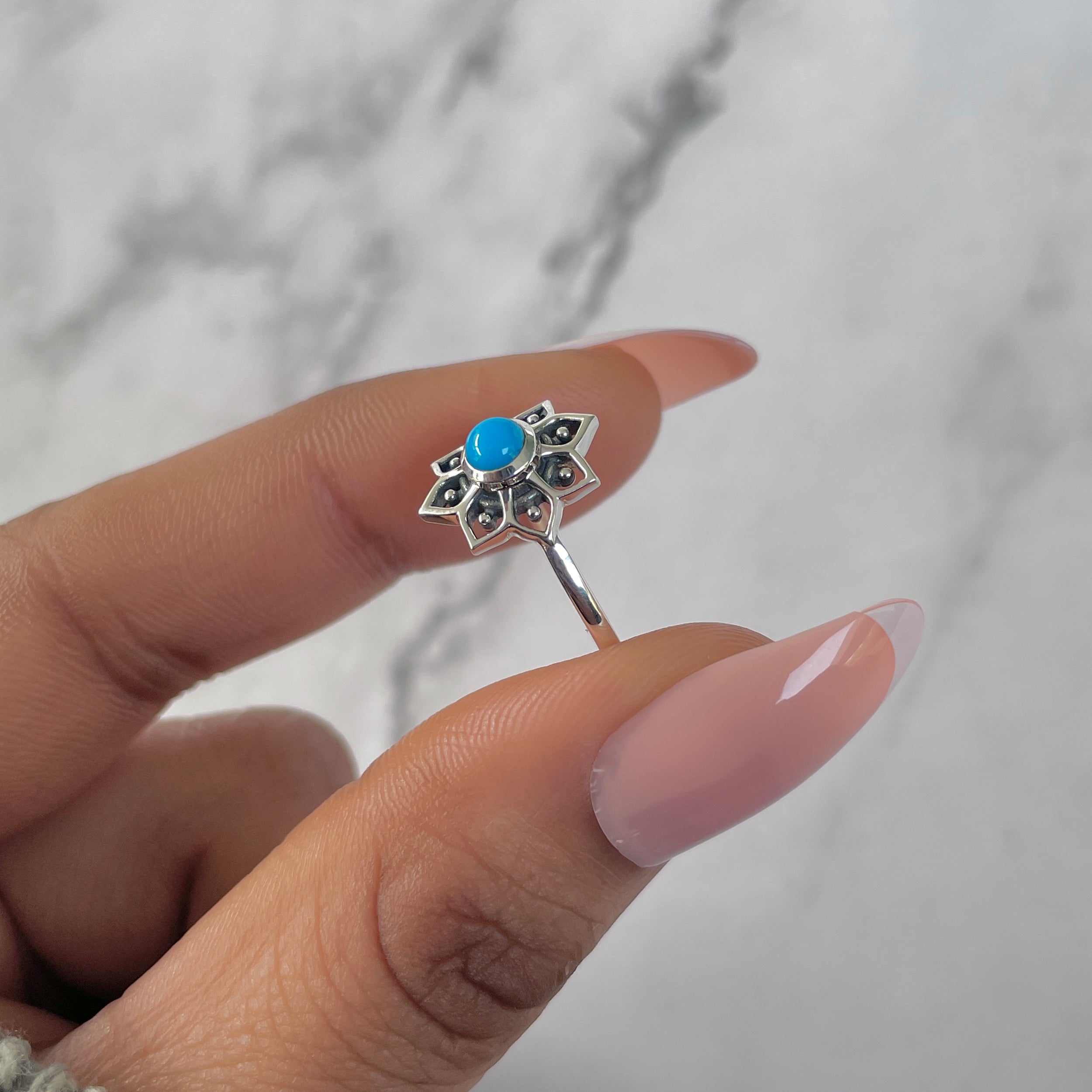 Turquoise Ring-(TRQ-RDR-1360.)