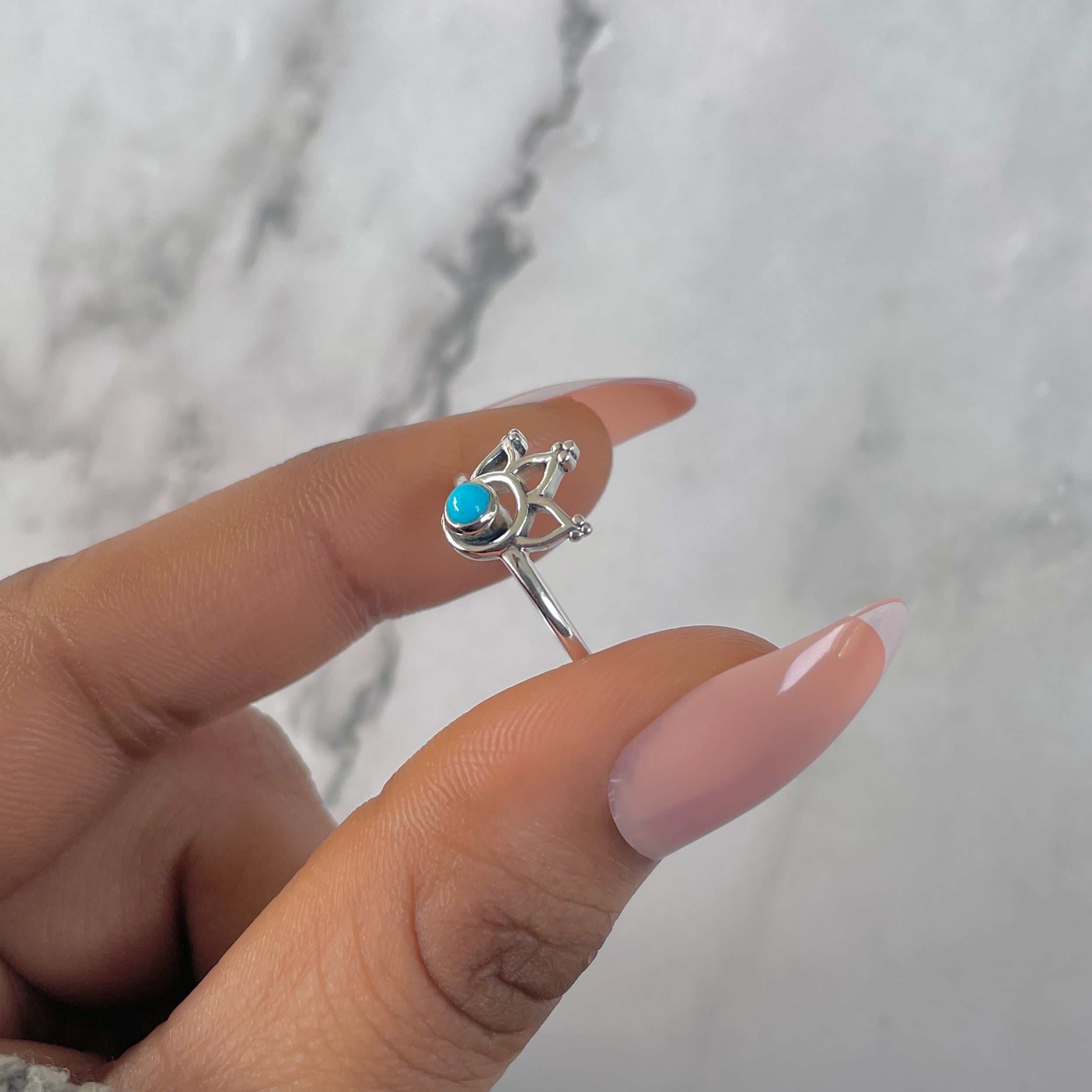 Turquoise Ring-(TRQ-RDR-1362.)