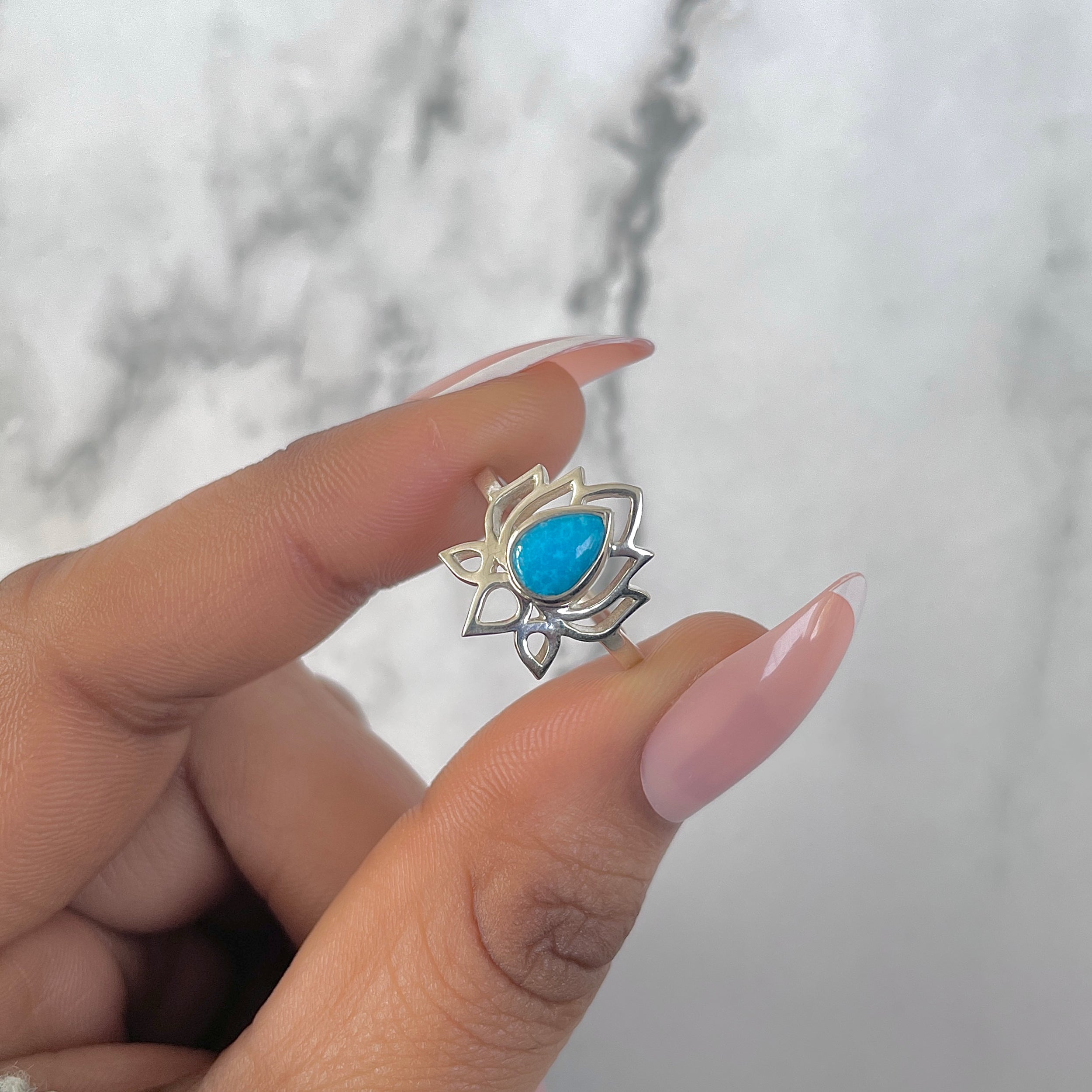 Turquoise Ring-(TRQ-RDR-1369.)