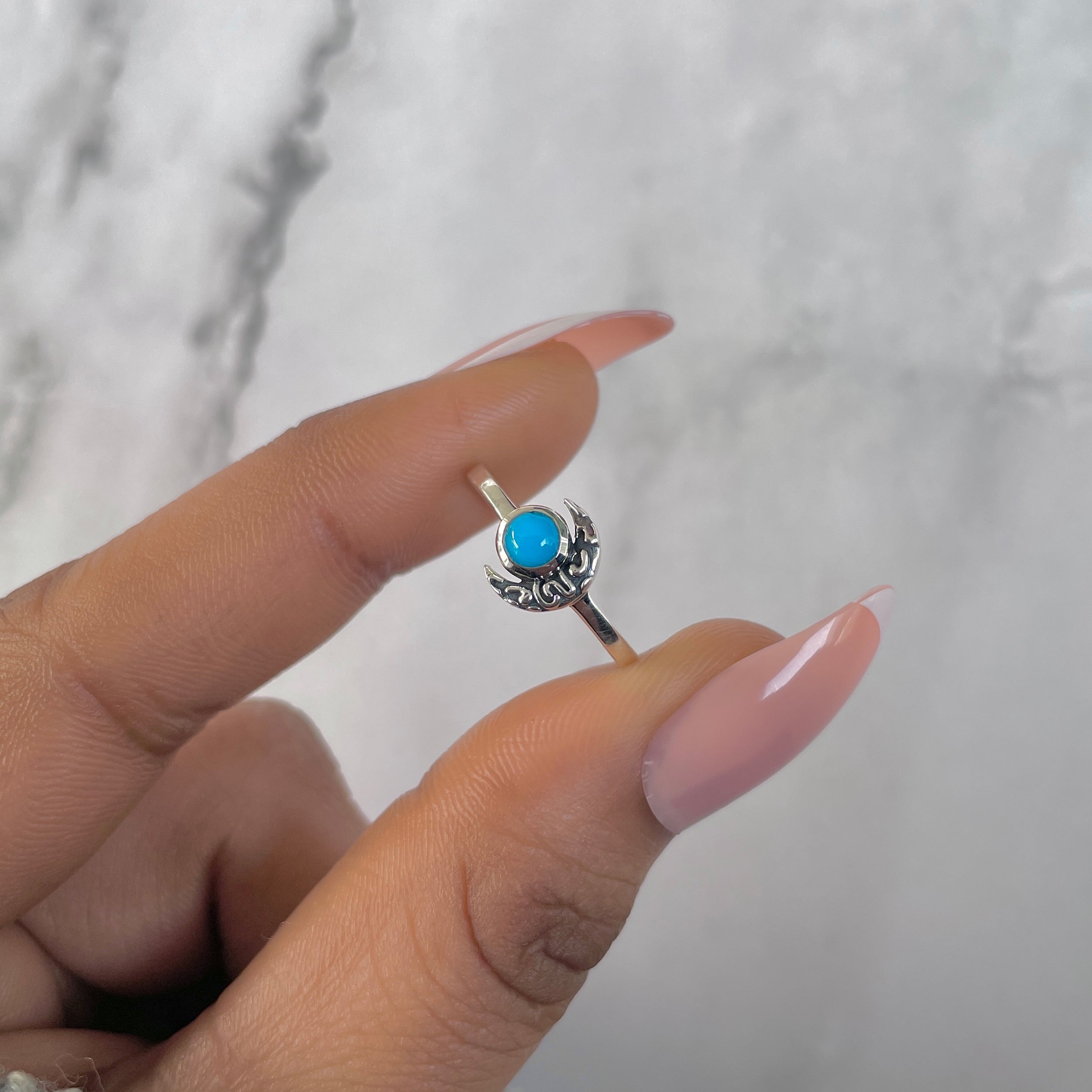 Turquoise Ring-(TRQ-RDR-1371.)