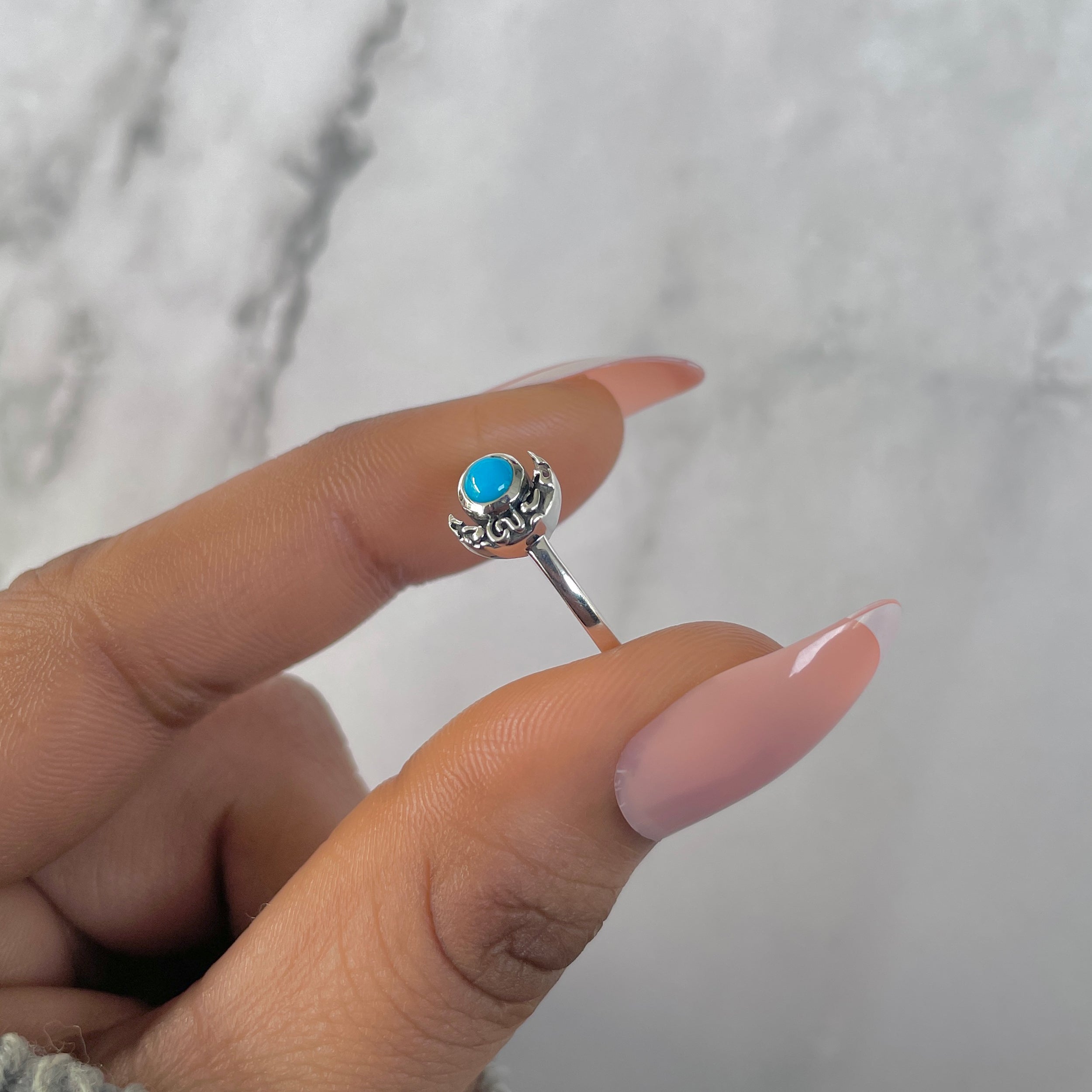 Turquoise Ring-(TRQ-RDR-1371.)