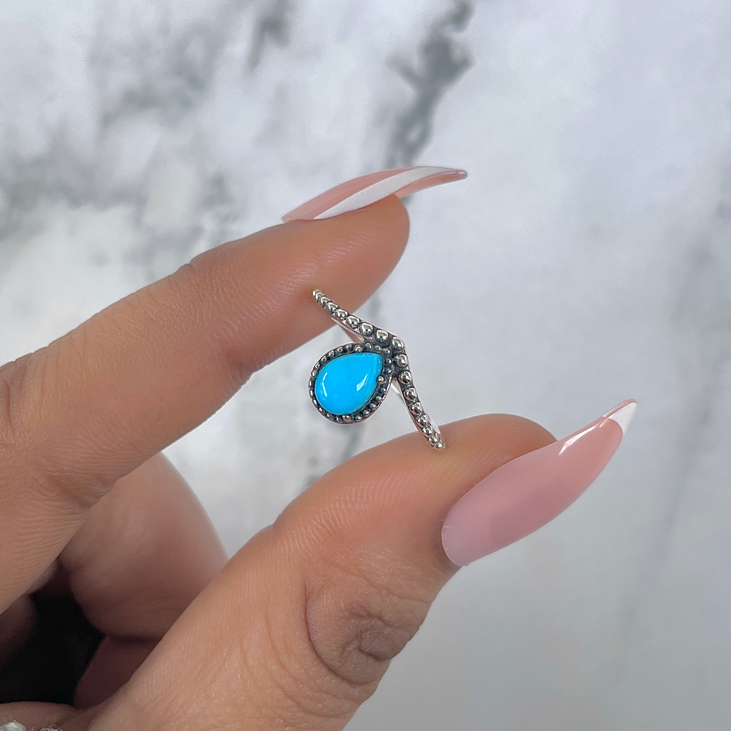 Turquoise Ring-(TRQ-RDR-1385.)