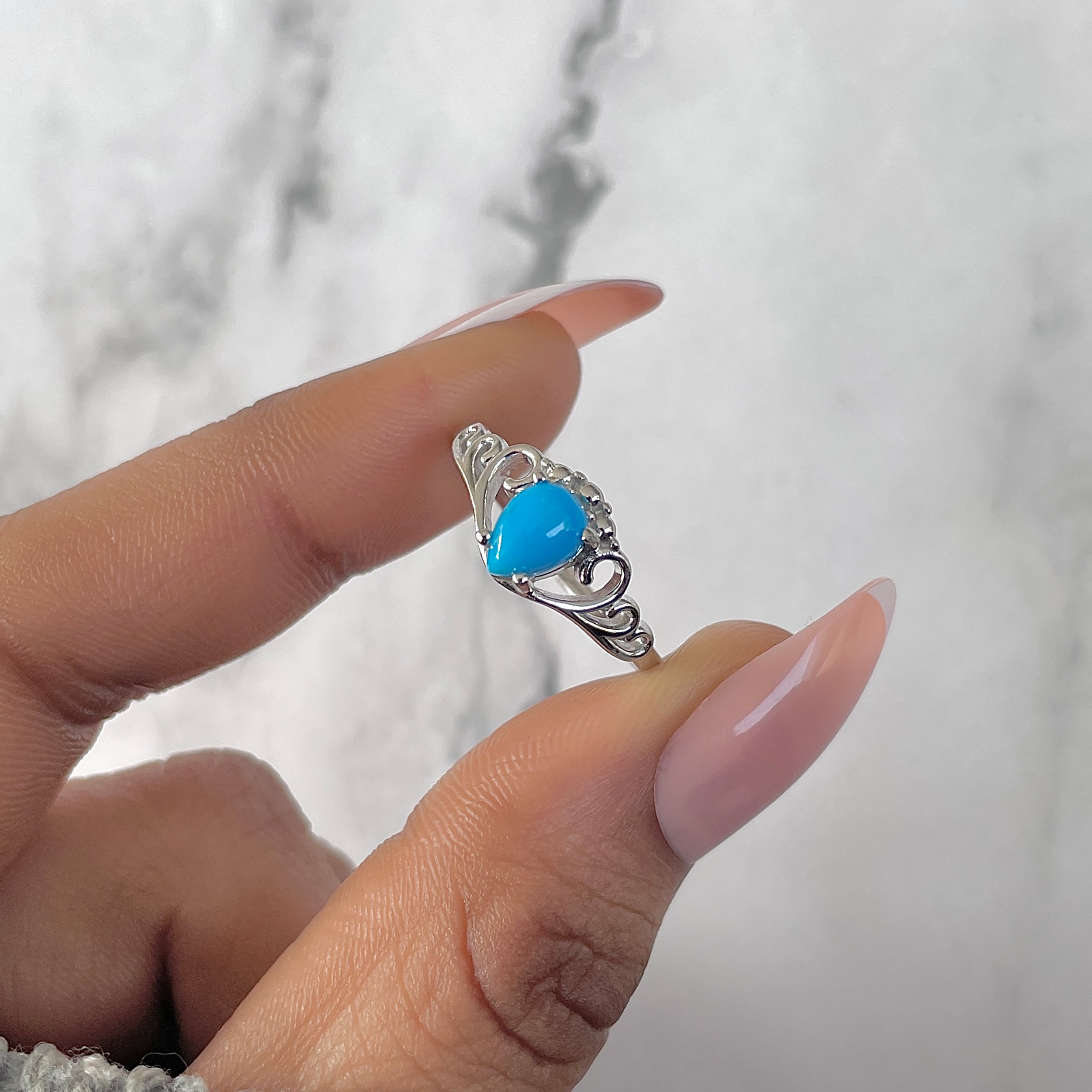 Turquoise Ring-(TRQ-RDR-1409.)