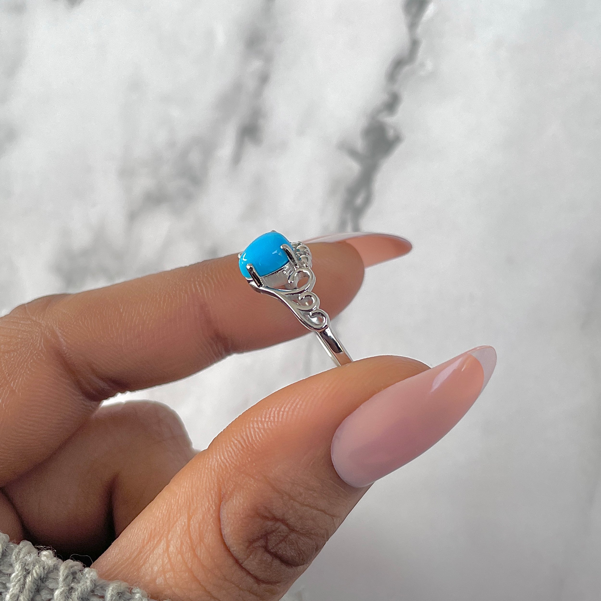 Turquoise Ring-(TRQ-RDR-1409.)