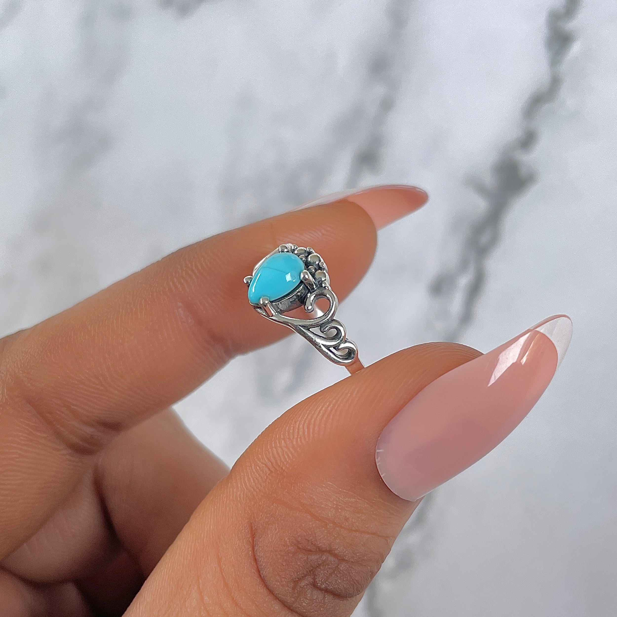 Turquoise Ring-(TRQ-RDR-1409-A.)