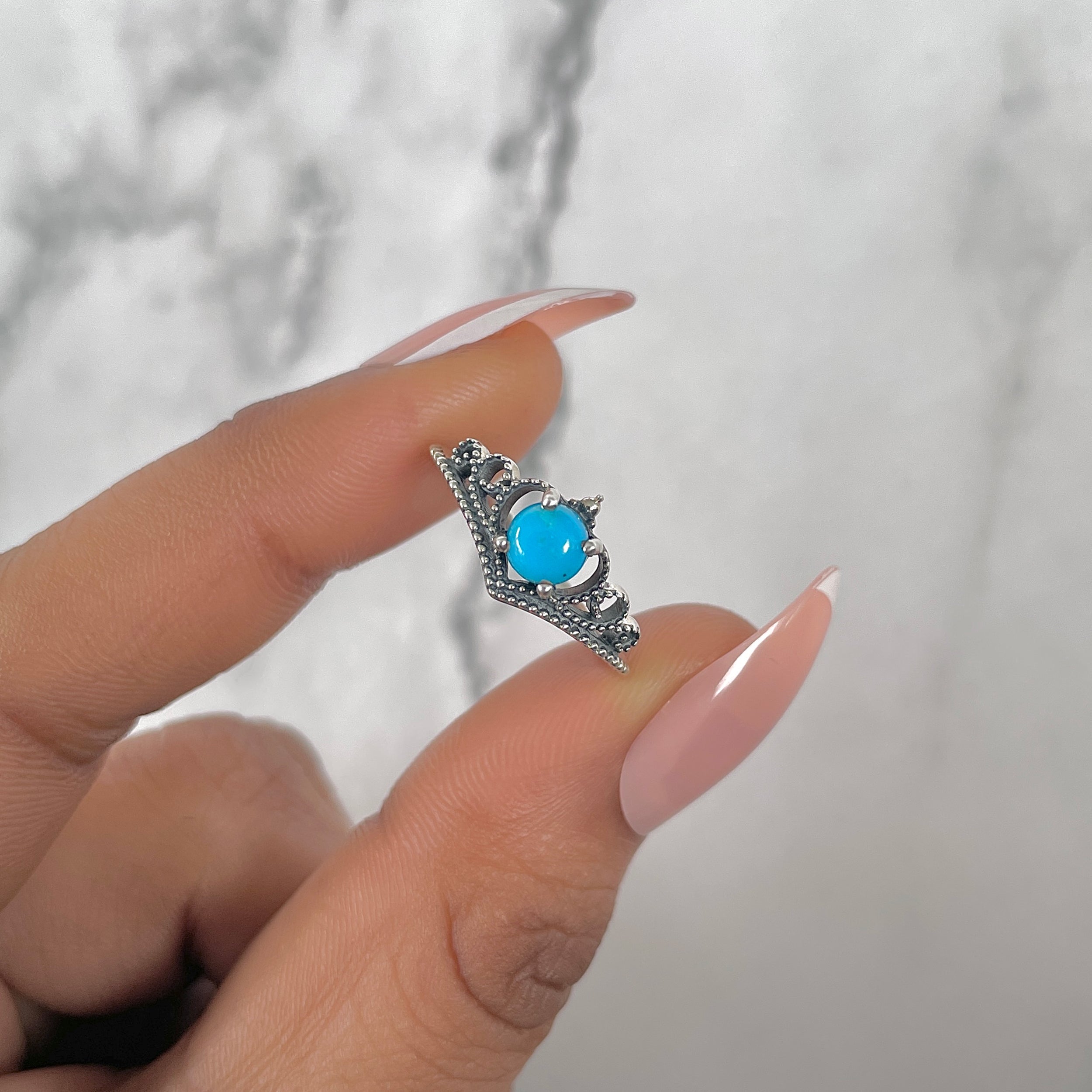 Turquoise Ring-(TRQ-RDR-1413.)