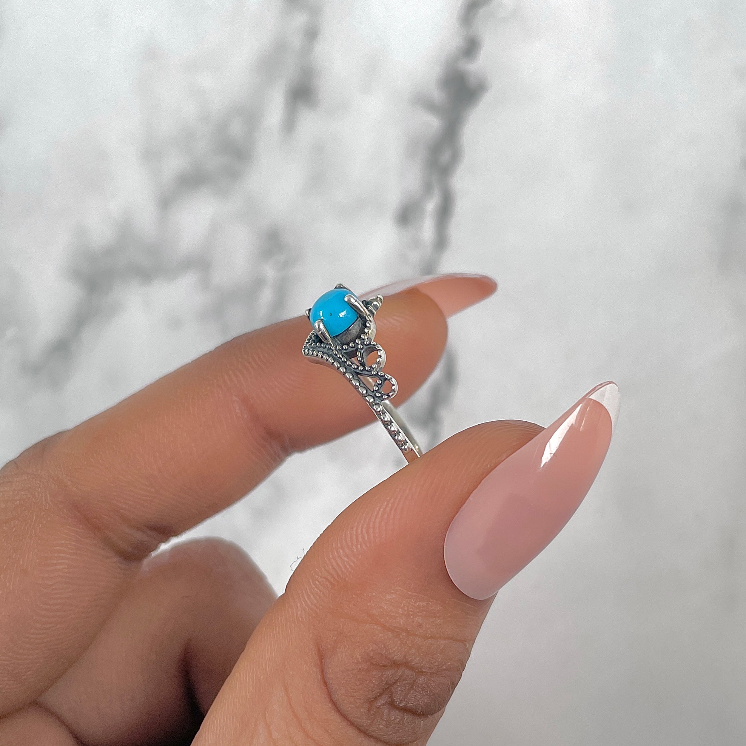 Turquoise Ring-(TRQ-RDR-1413.)