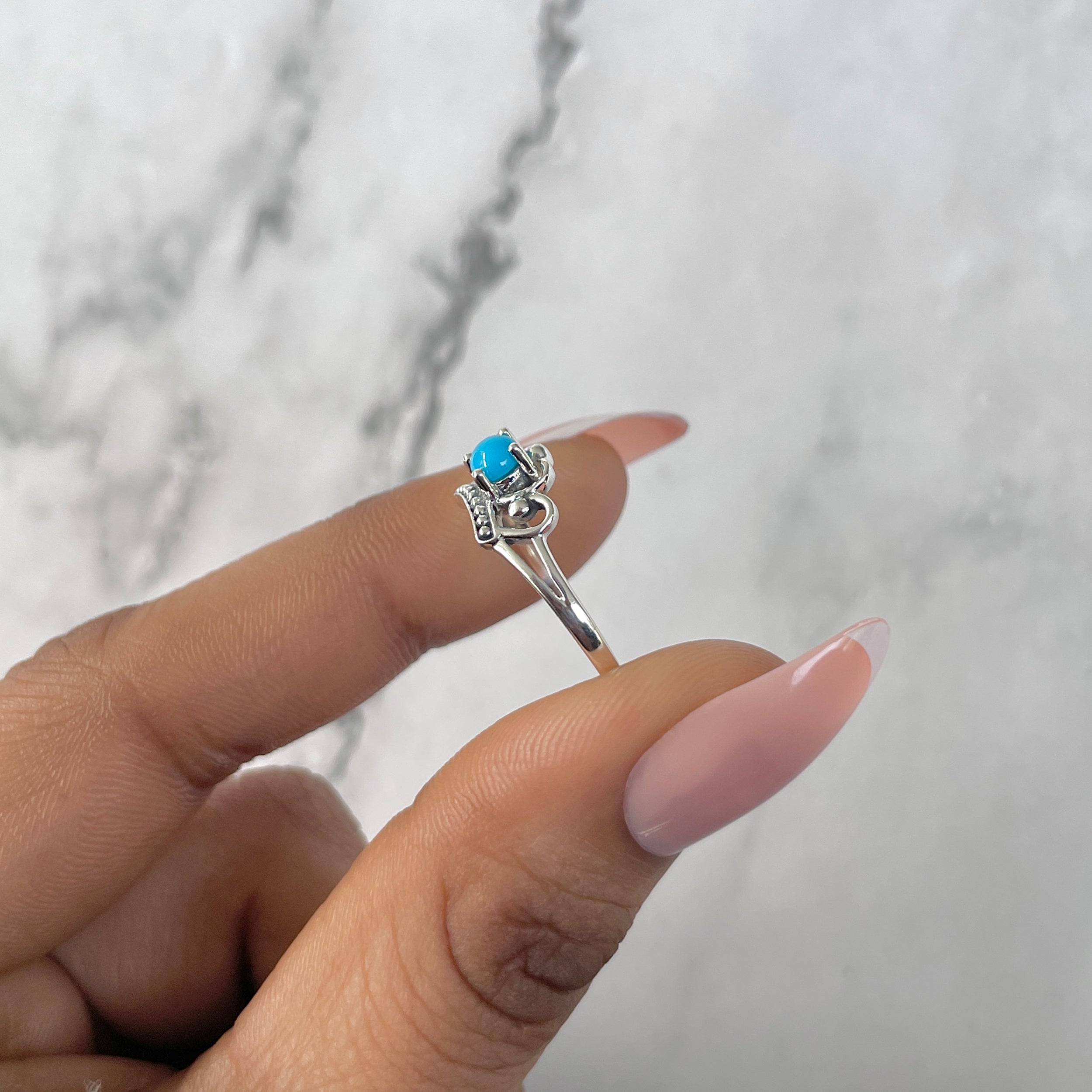 Turquoise Ring-(TRQ-RDR-1430.)