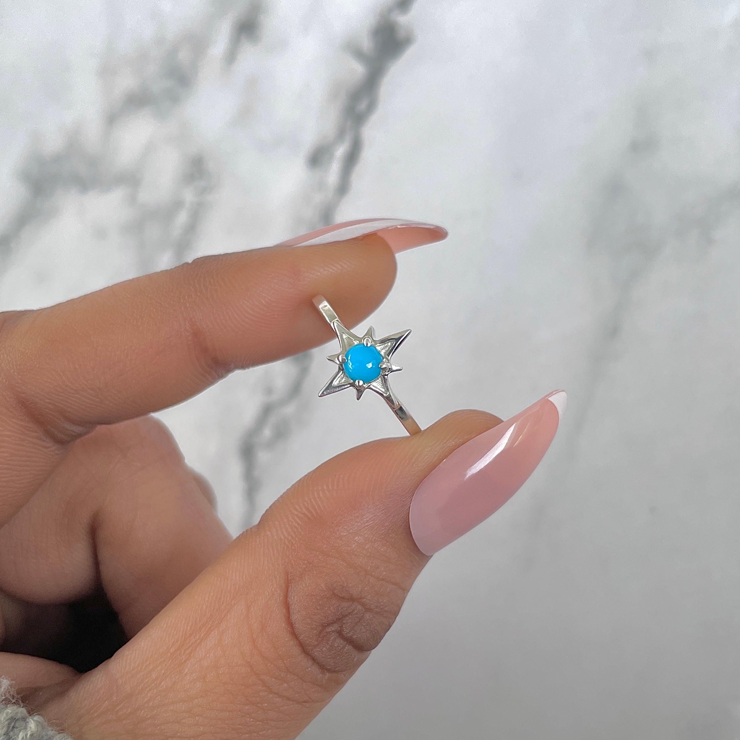 Turquoise Ring-(TRQ-RDR-1436.)
