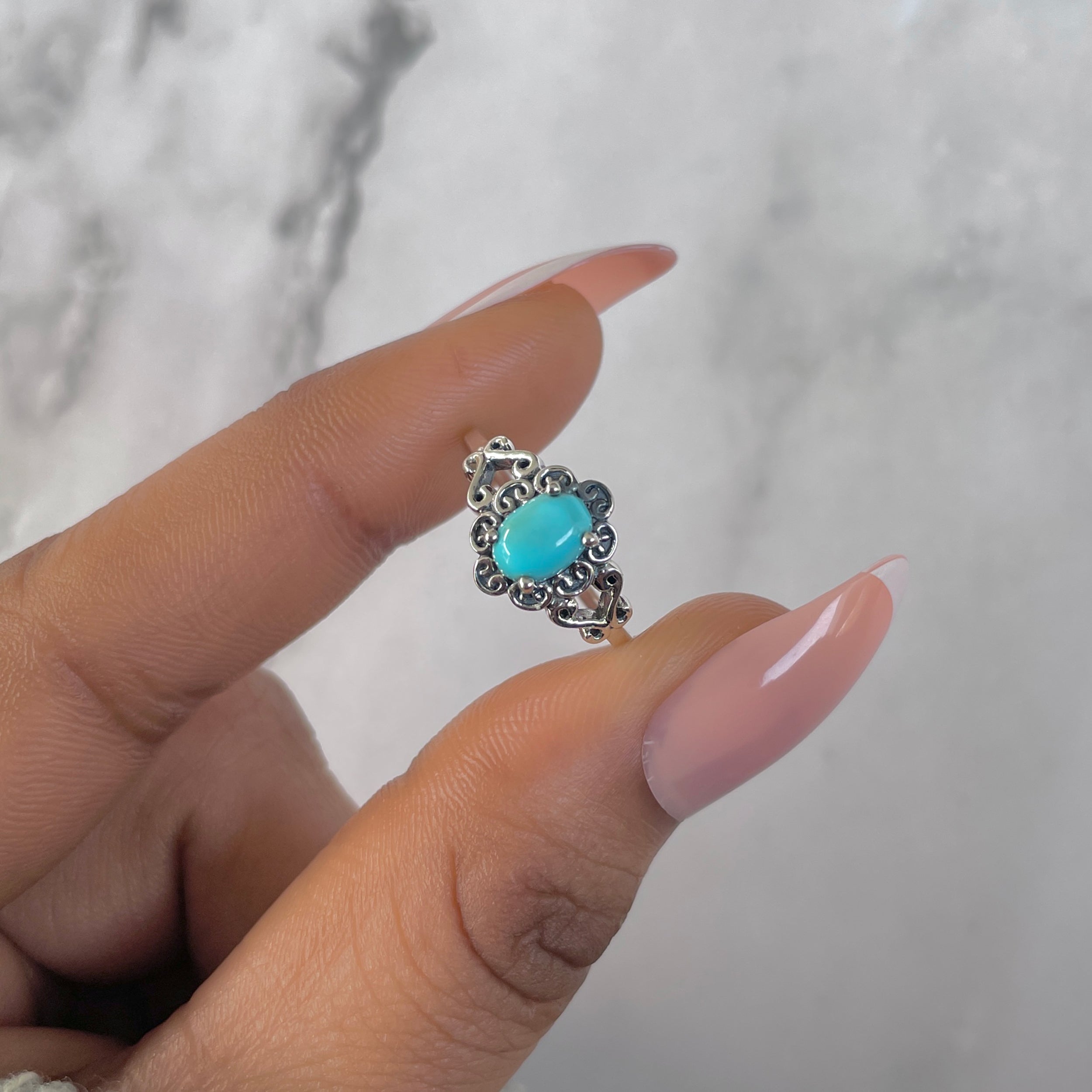 Turquoise Ring-(TRQ-RDR-1437-A.)