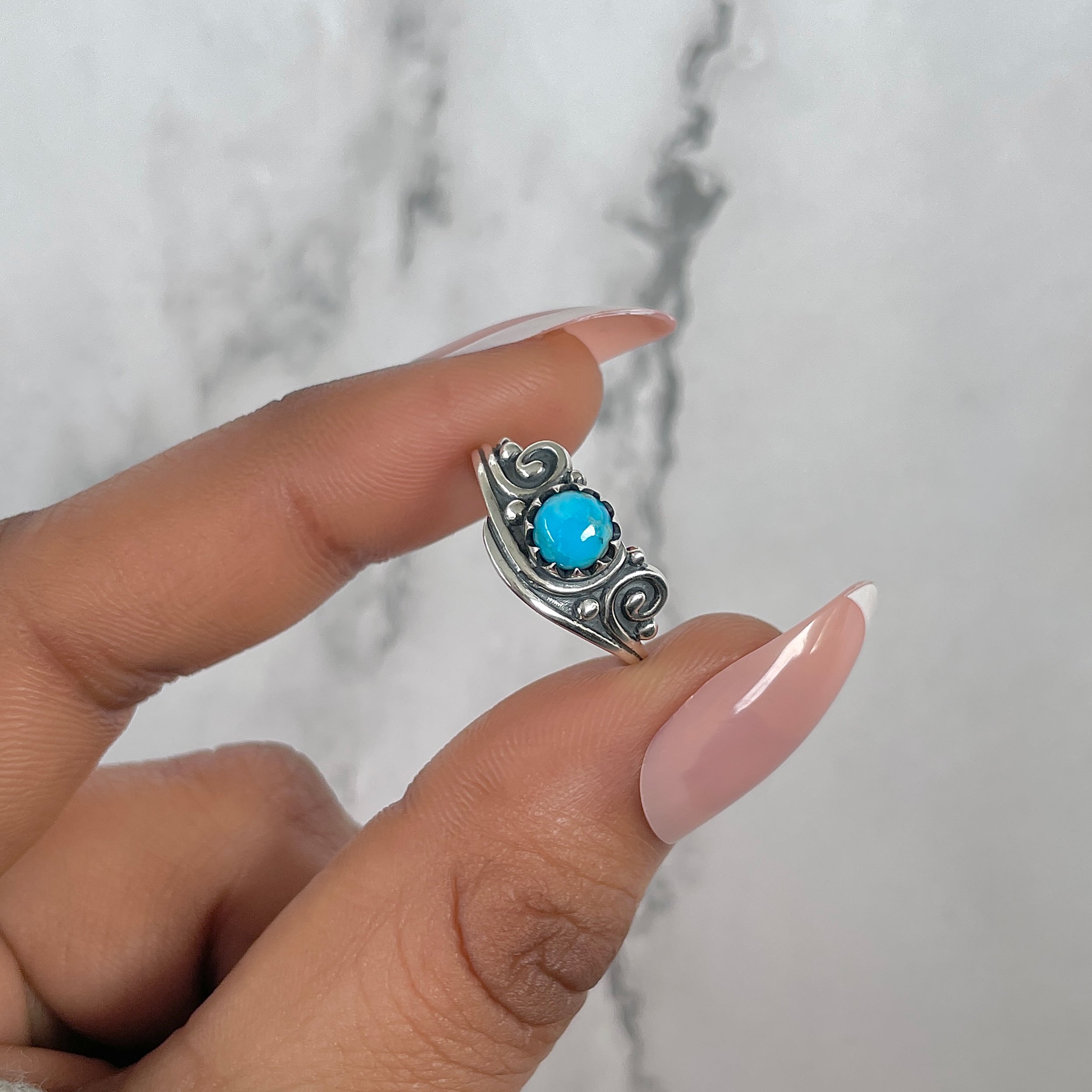 Turquoise Ring-(TRQ-RDR-1443.)