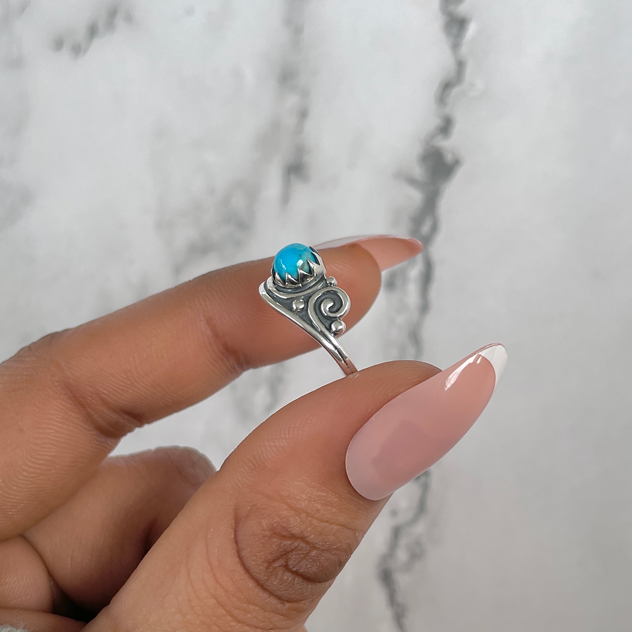 Turquoise Ring-(TRQ-RDR-1443.)