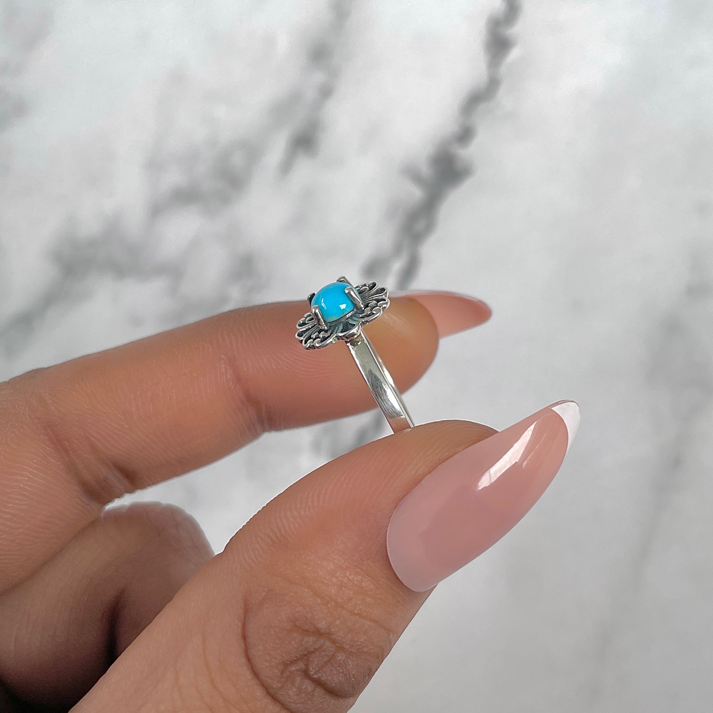 Turquoise Ring-(TRQ-RDR-1451.)