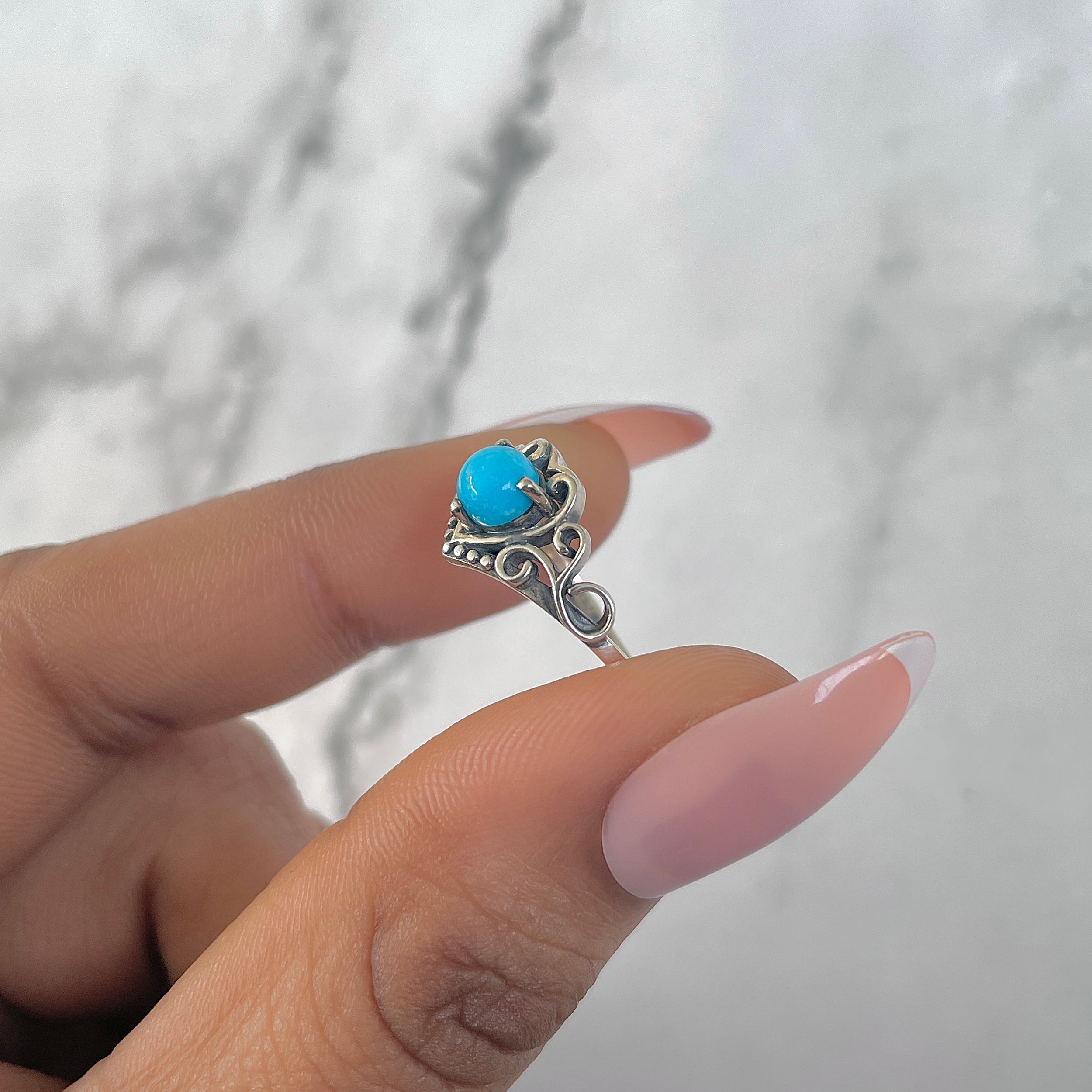 Turquoise Ring-(TRQ-RDR-1457.)