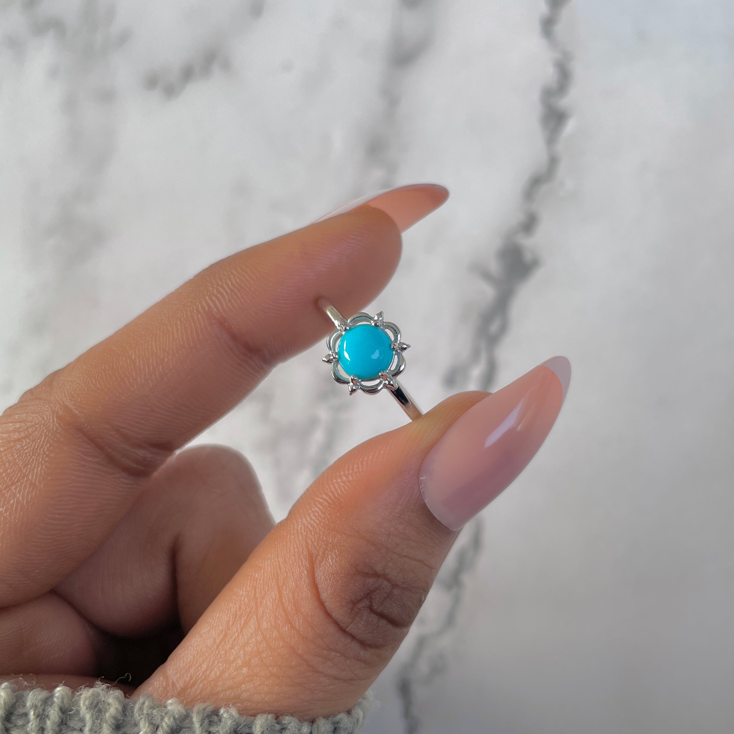 Turquoise Ring-(TRQ-RDR-1460.)