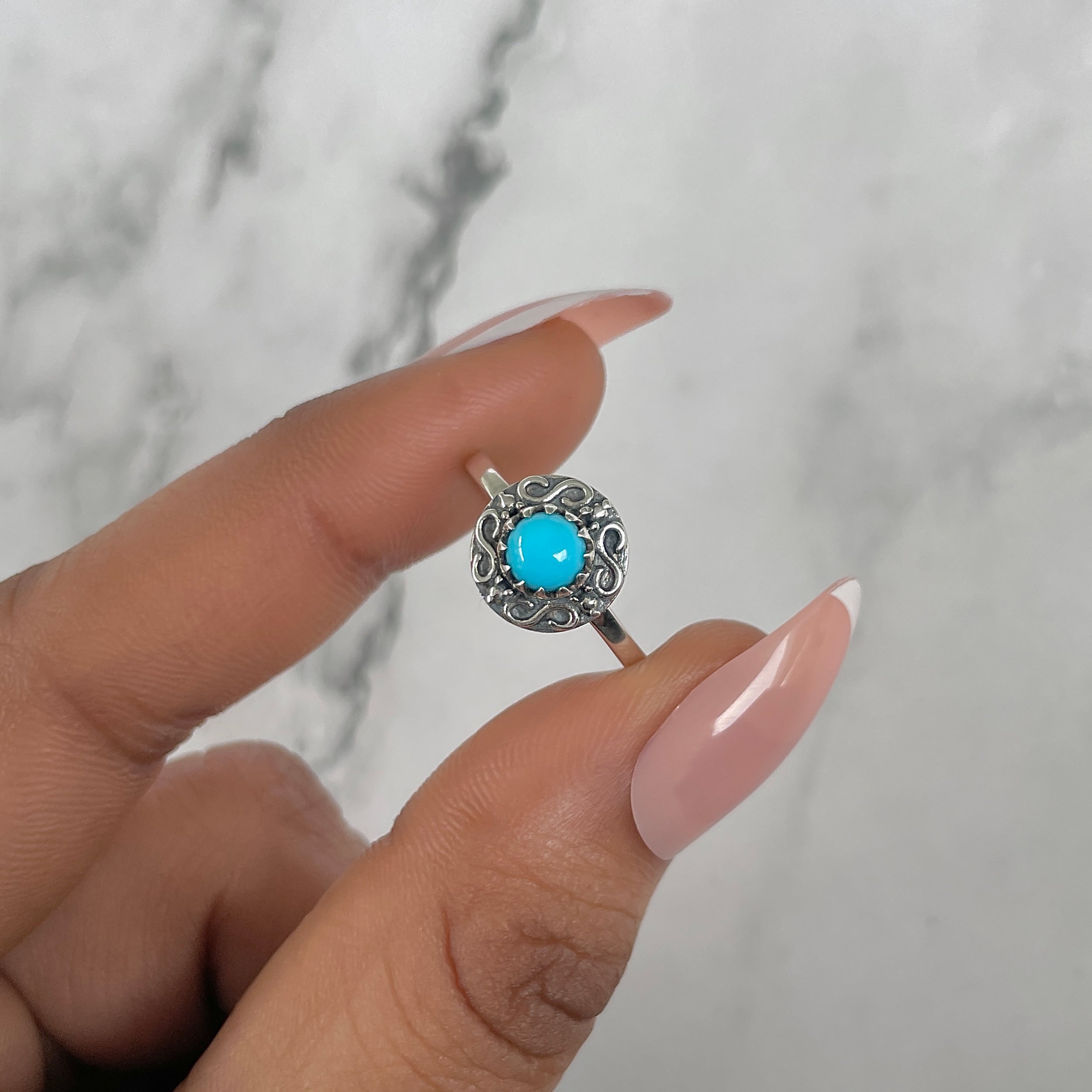 Turquoise Ring-(TRQ-RDR-1469.)