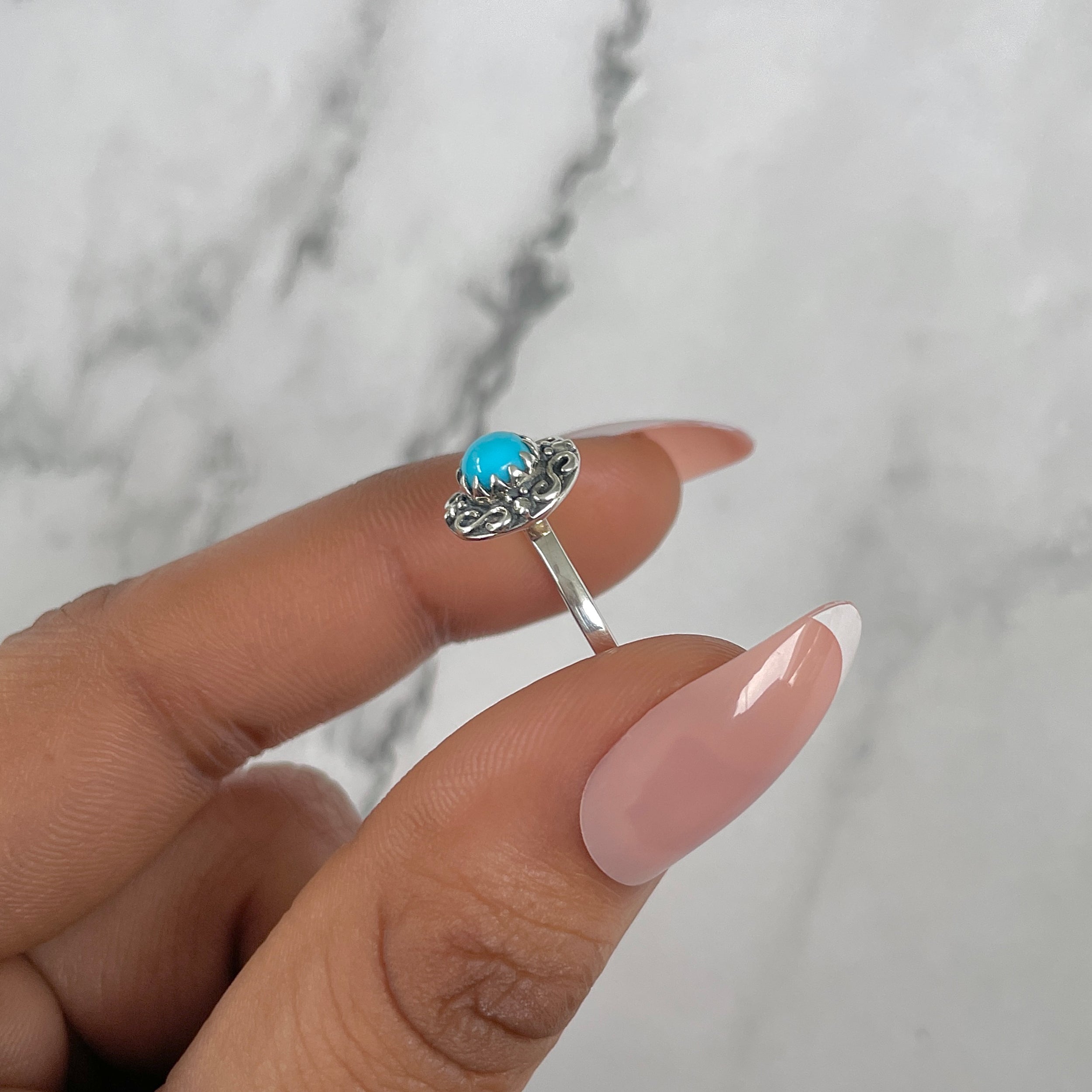 Turquoise Ring-(TRQ-RDR-1469.)