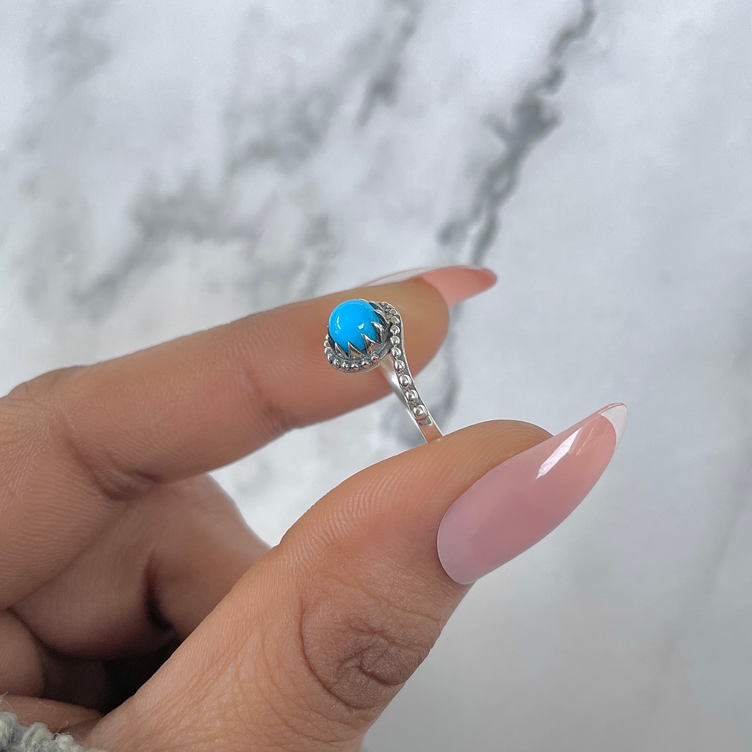Turquoise Ring-(TRQ-RDR-1516.)
