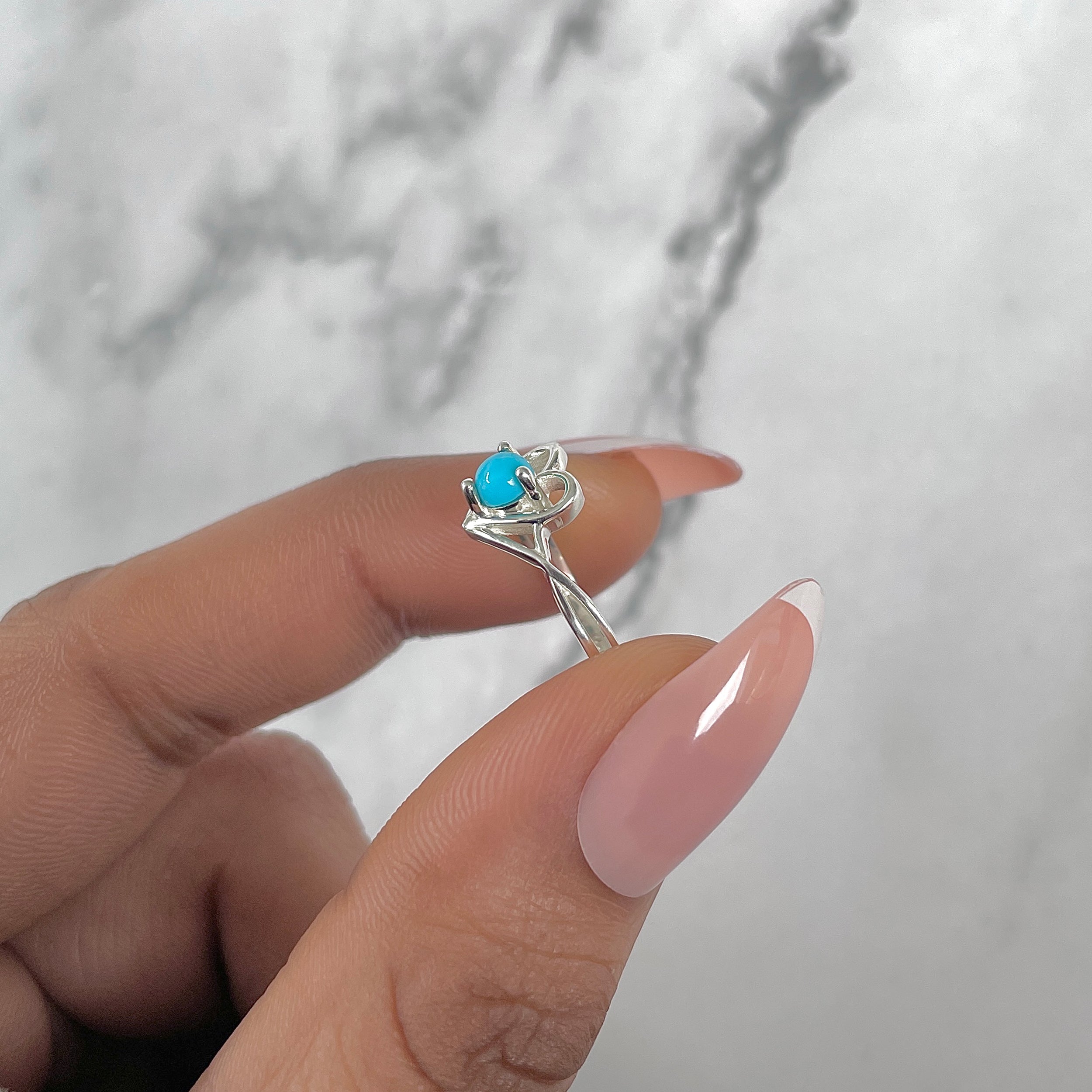 Turquoise Ring-(TRQ-RDR-1519.)
