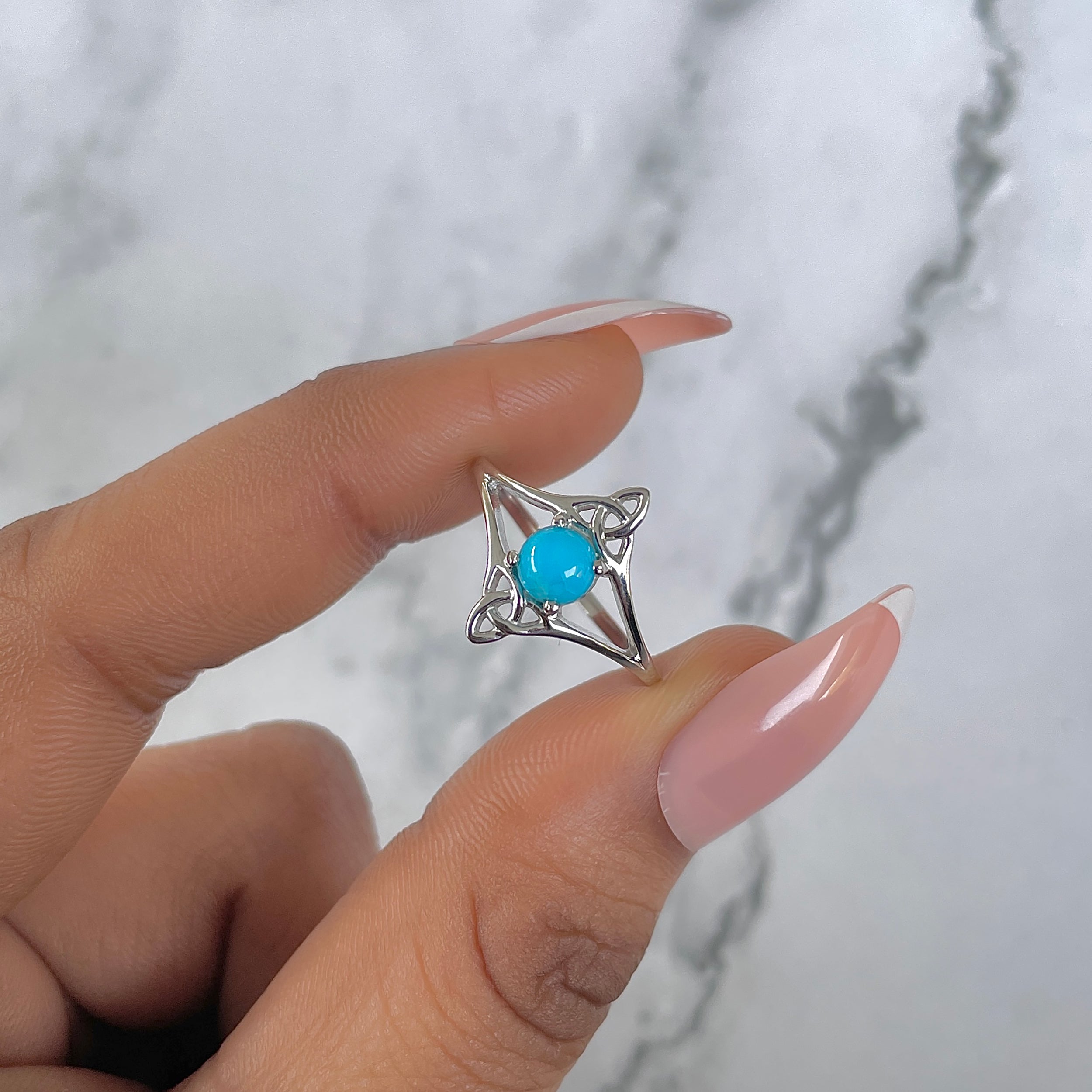 Turquoise Ring-(TRQ-RDR-1529.)