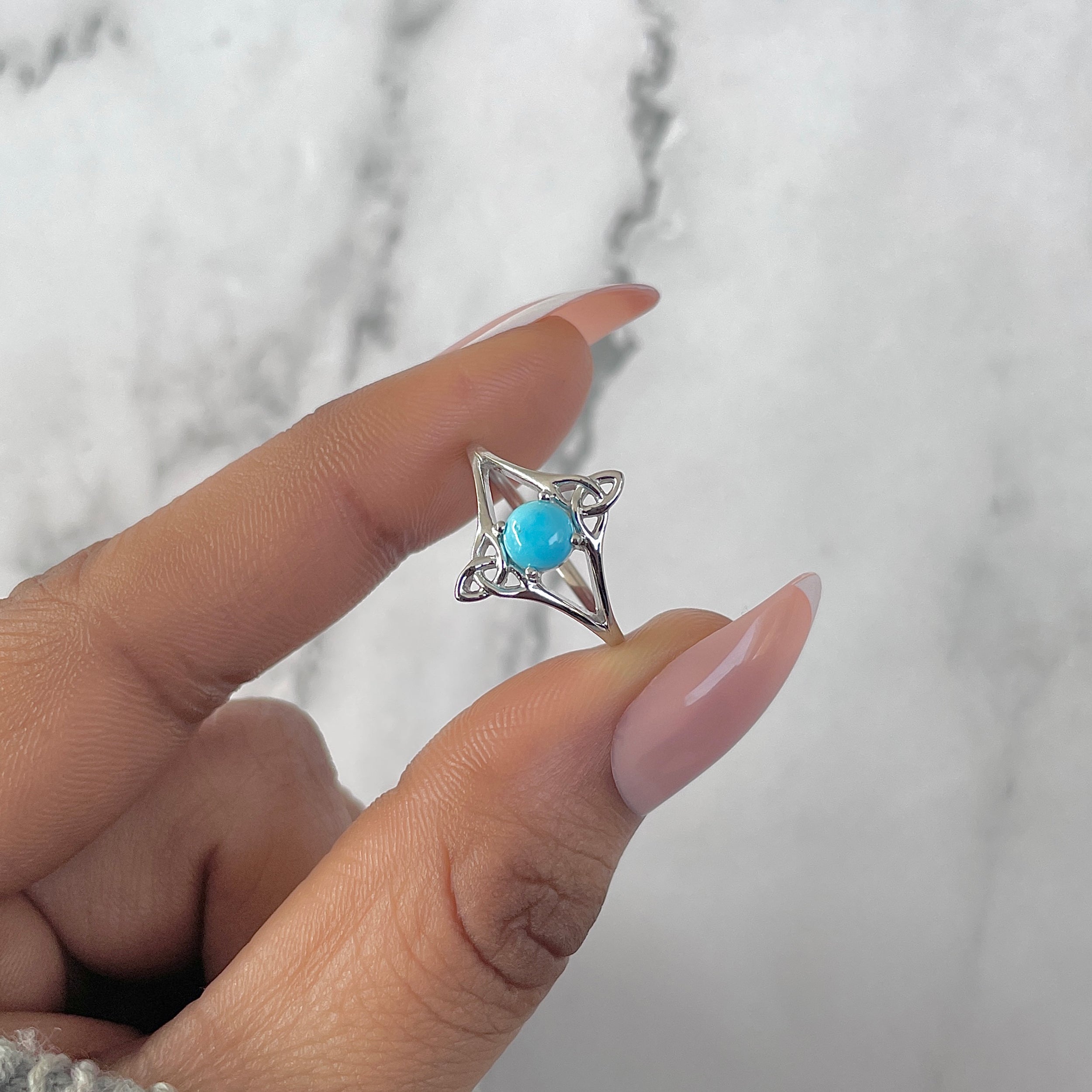 Turquoise Ring-(TRQ-RDR-1529-A.)