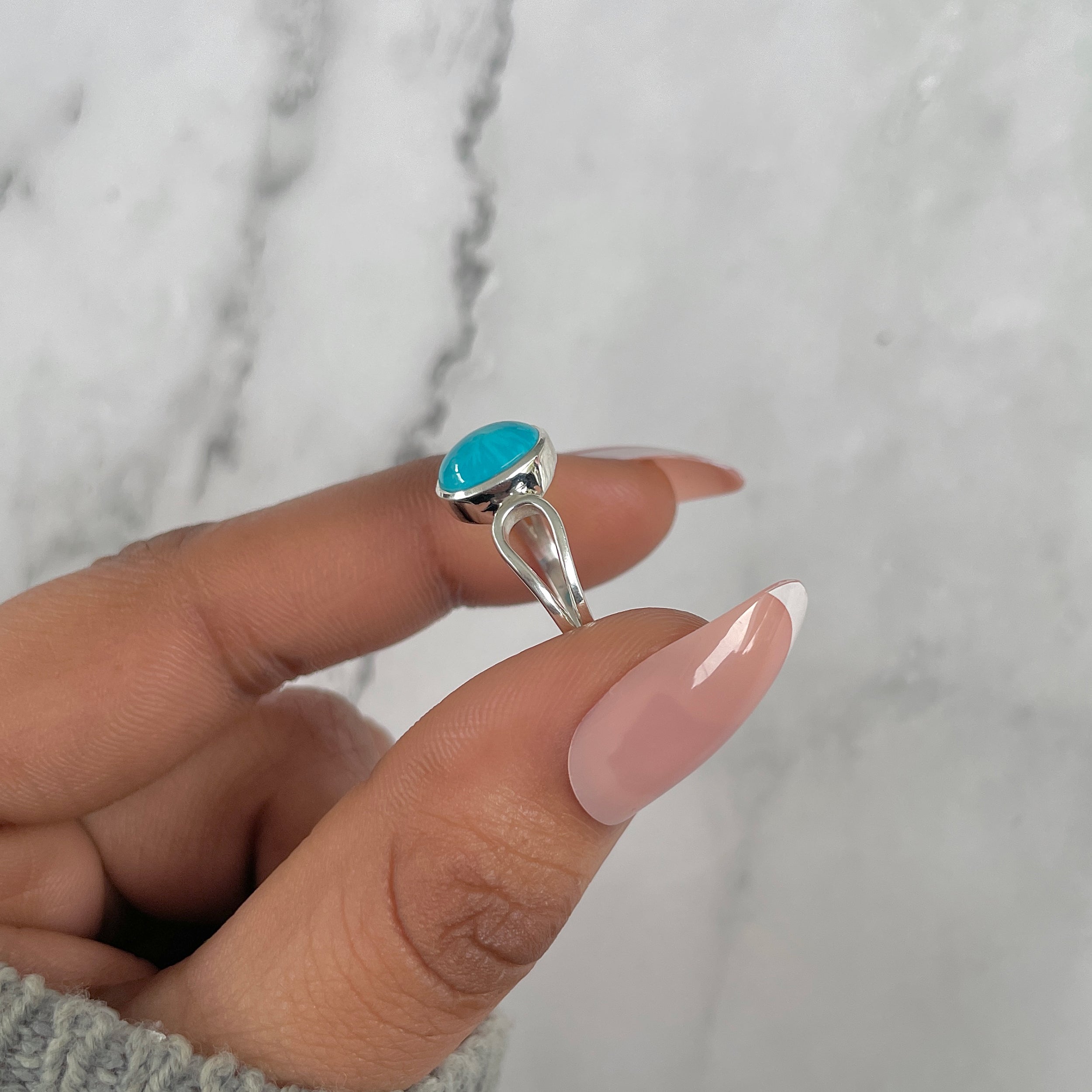 Turquoise Ring-(TRQ-RDR-1583.)