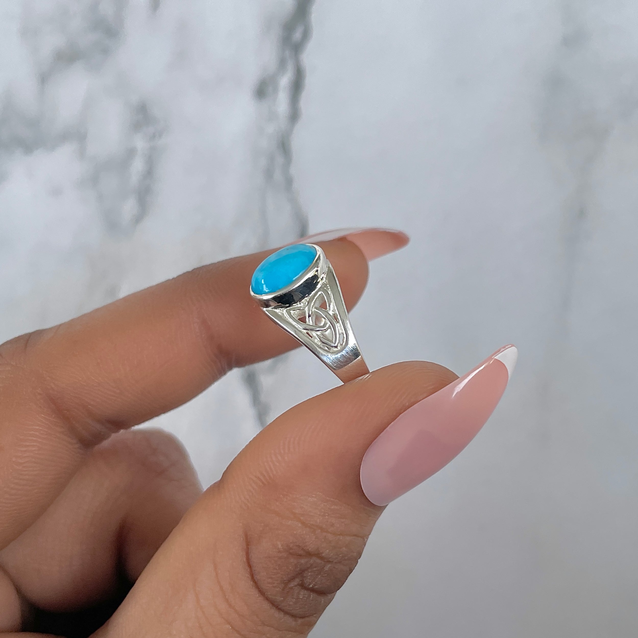 Turquoise Ring-(TRQ-RDR-1592.)