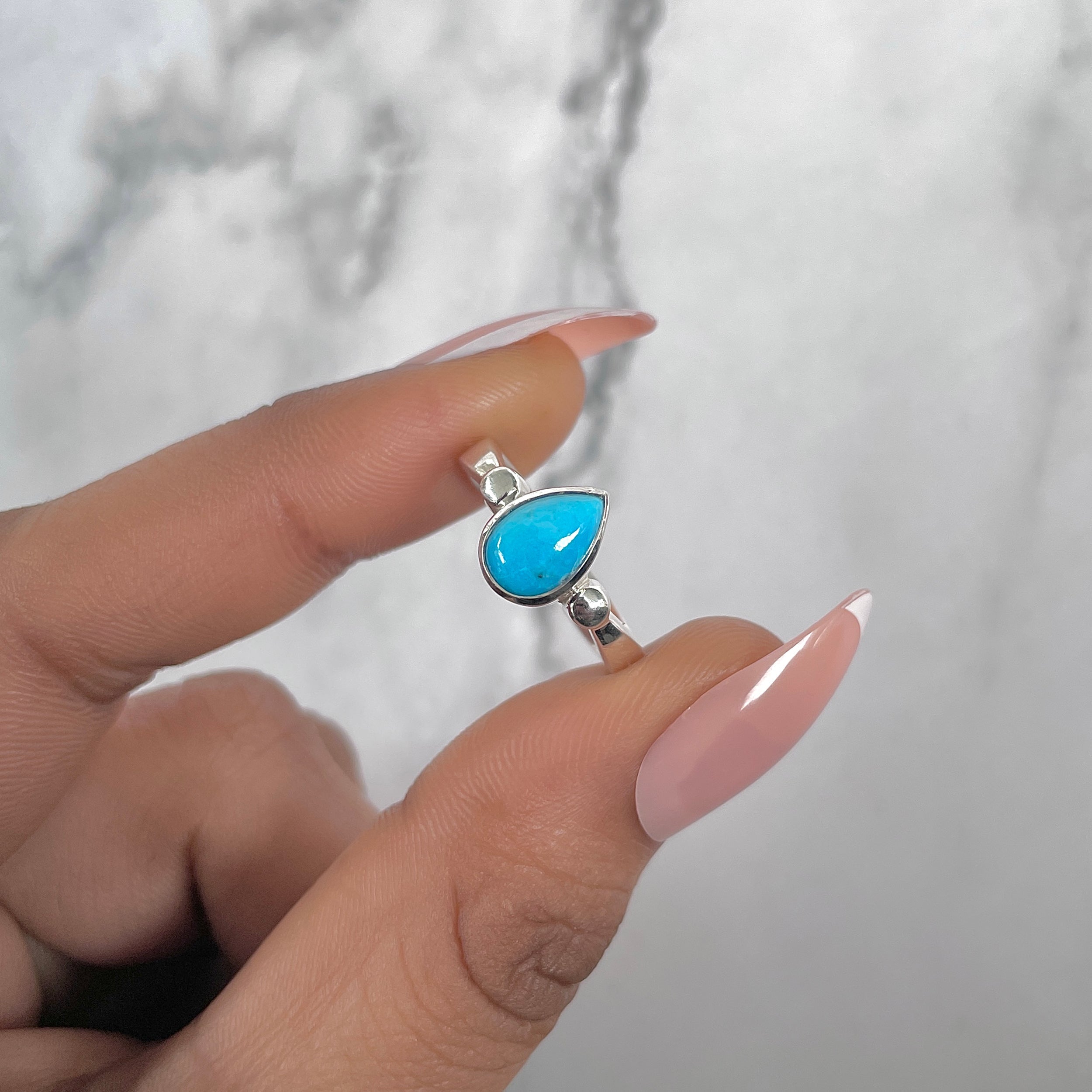Turquoise Ring-(TRQ-RDR-1598.)