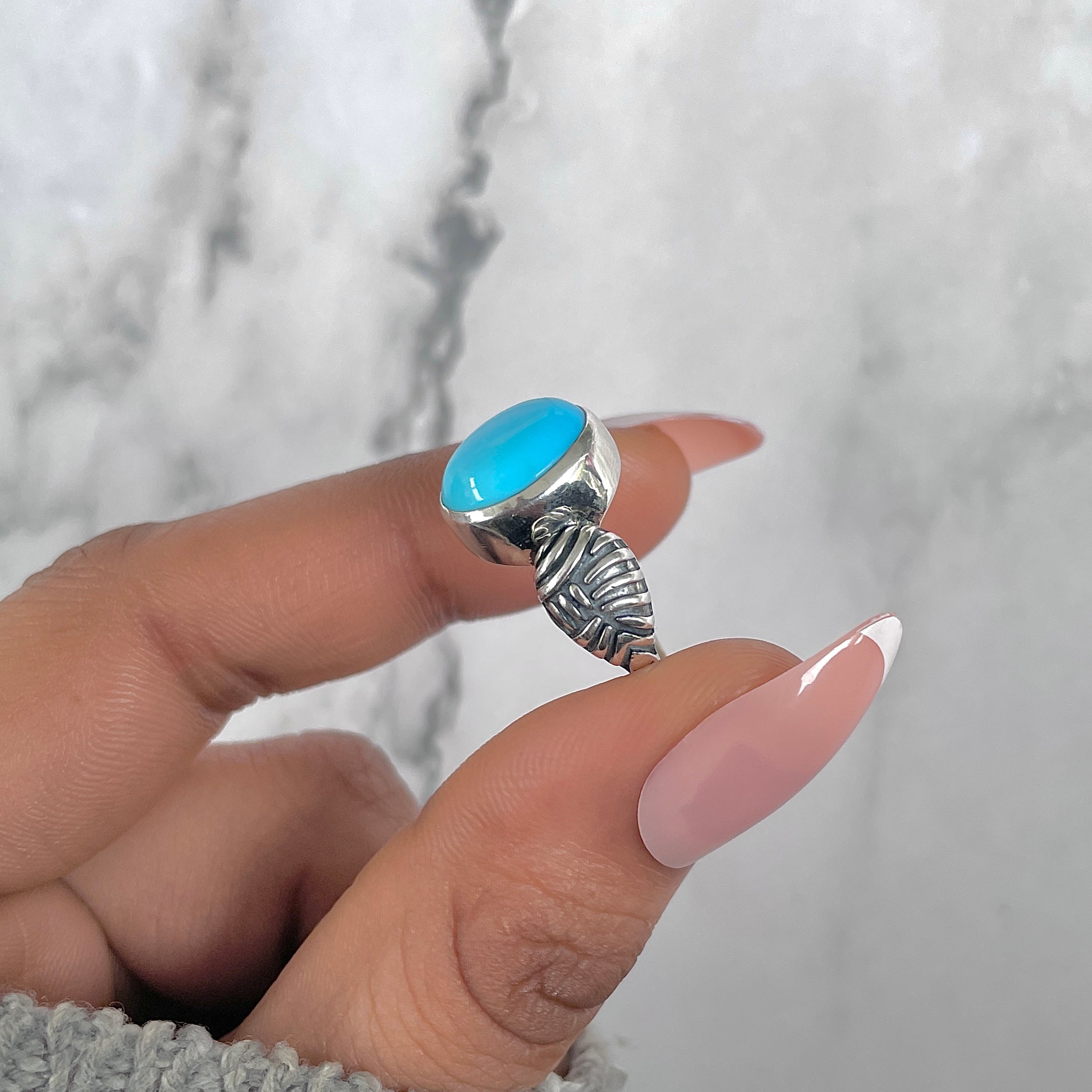 Turquoise Ring-(TRQ-RDR-271.)