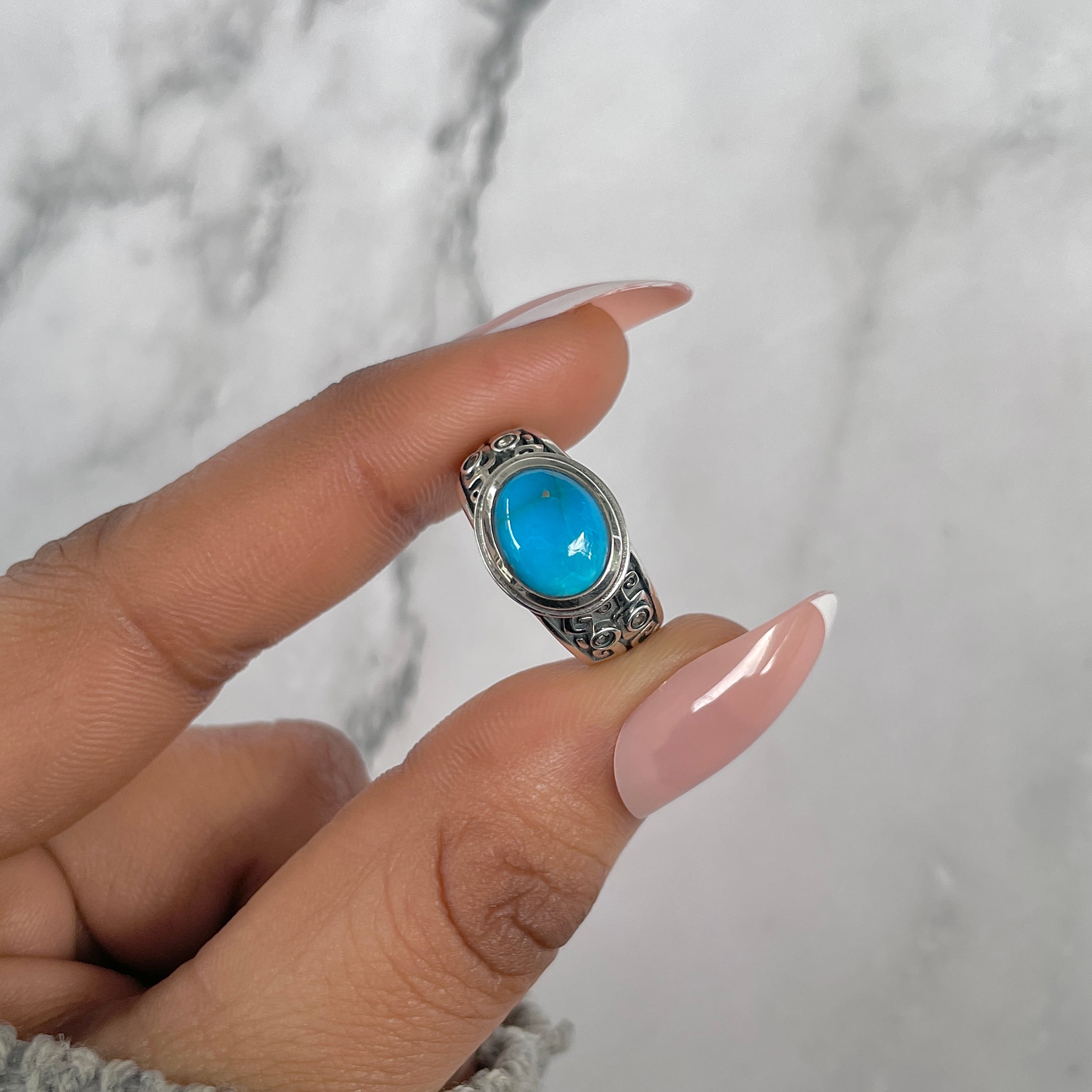 Turquoise Ring-(TRQ-RDR-329.)