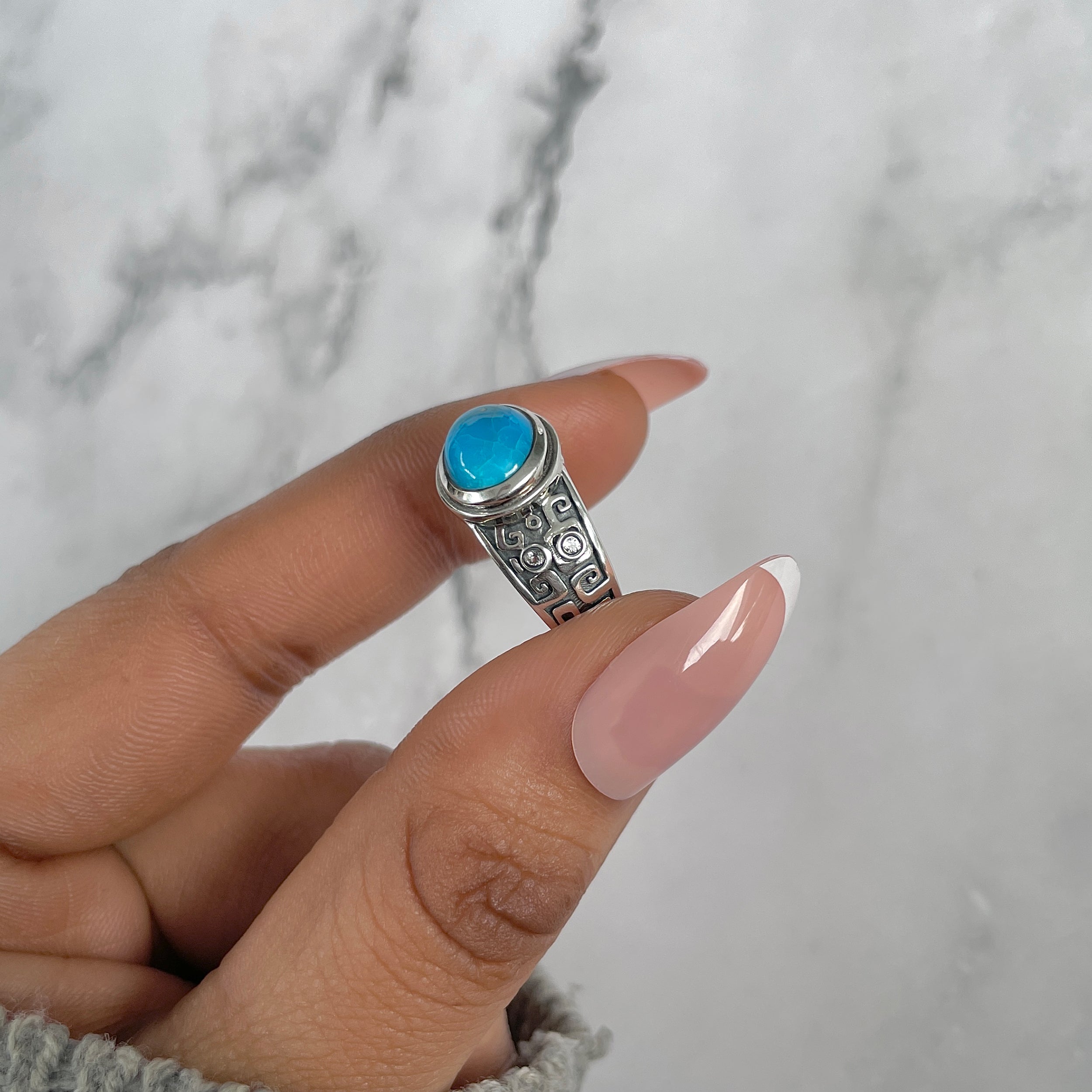 Turquoise Ring-(TRQ-RDR-329.)