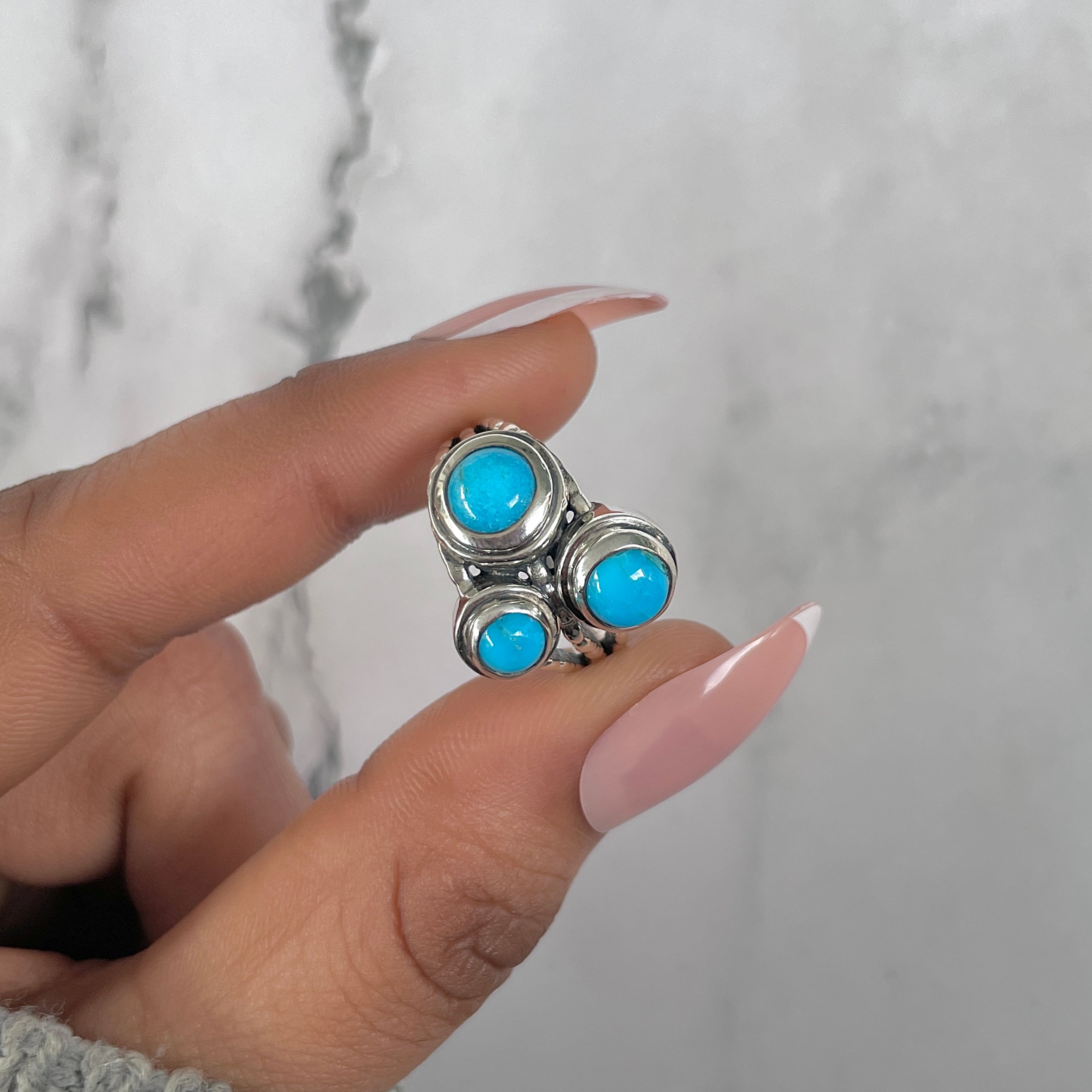 Turquoise Ring-(TRQ-RDR-336.)