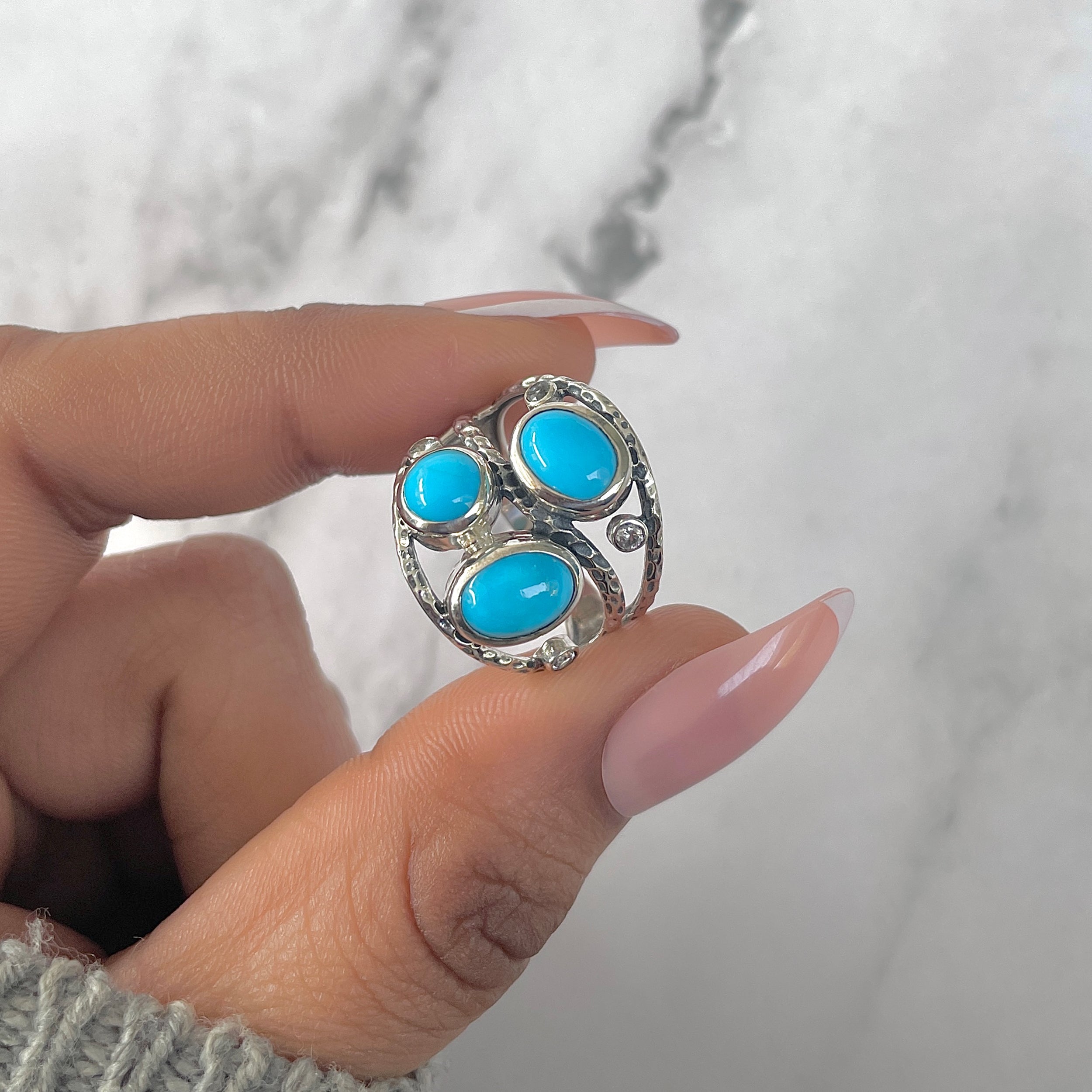 Turquoise Ring-(TRQ-RDR-337.)