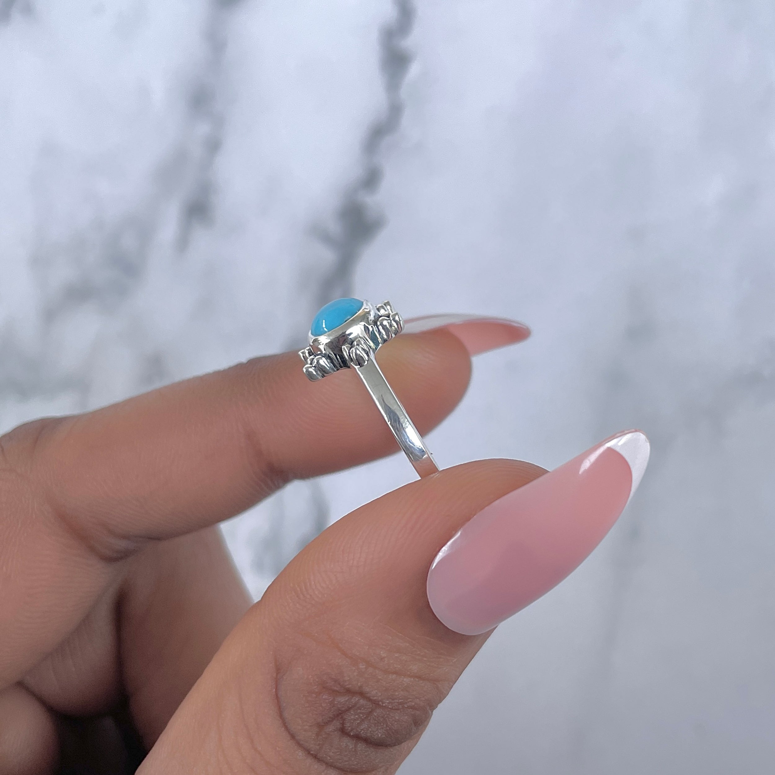 Turquoise Ring-(TRQ-RDR-759.)