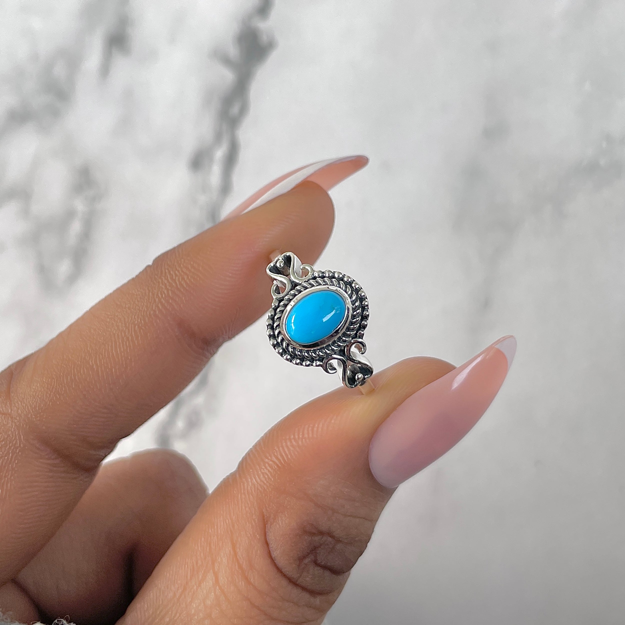 Turquoise Ring-(TRQ-RDR-762.)