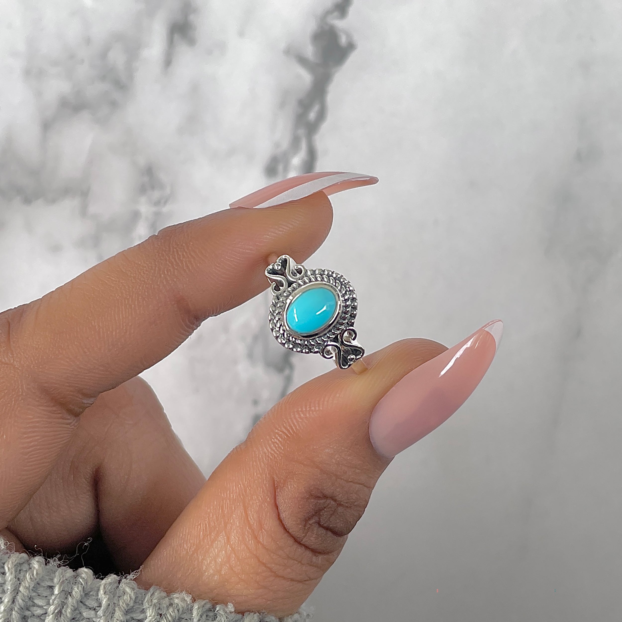 Turquoise Ring-(TRQ-RDR-762-A.)
