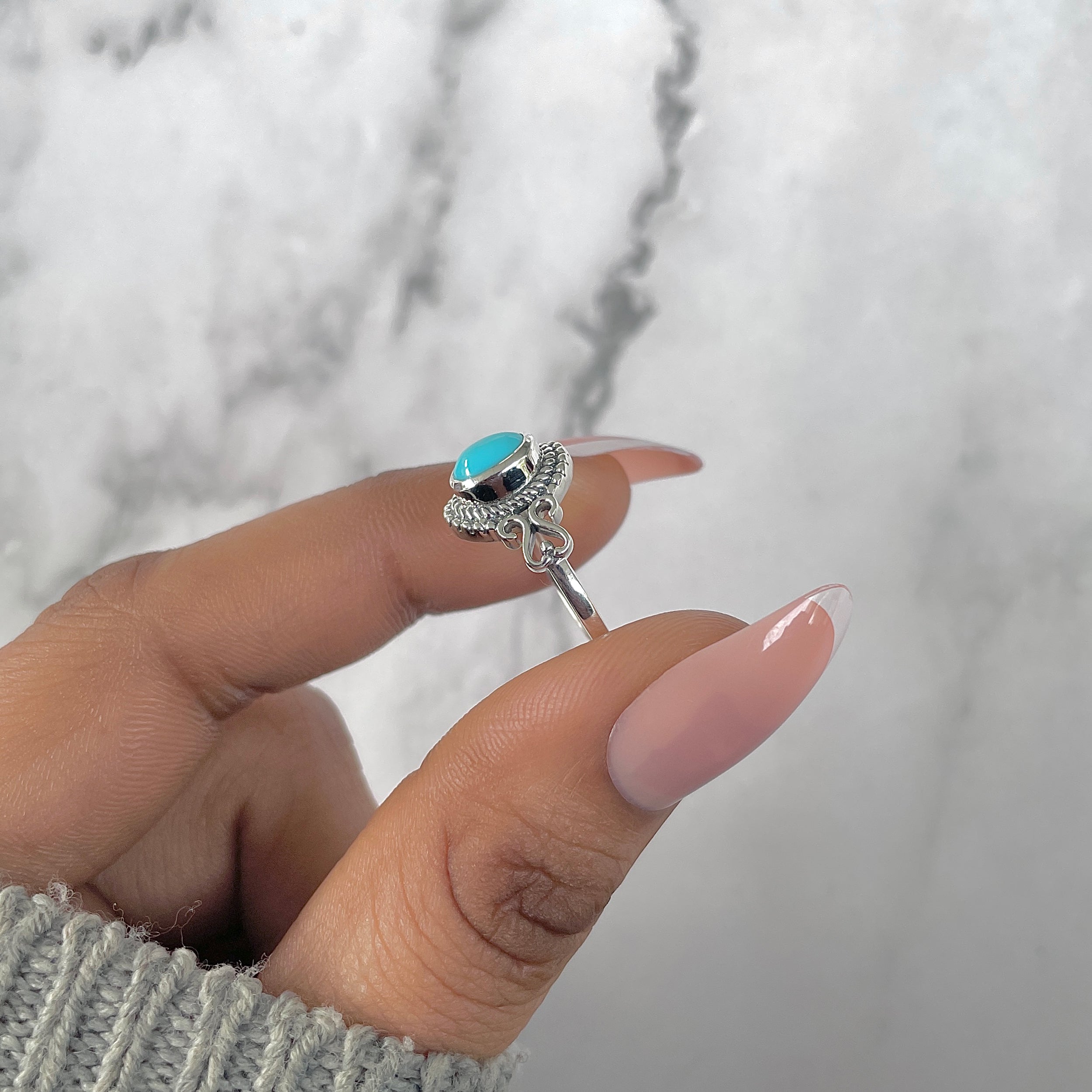 Turquoise Ring-(TRQ-RDR-762-A.)