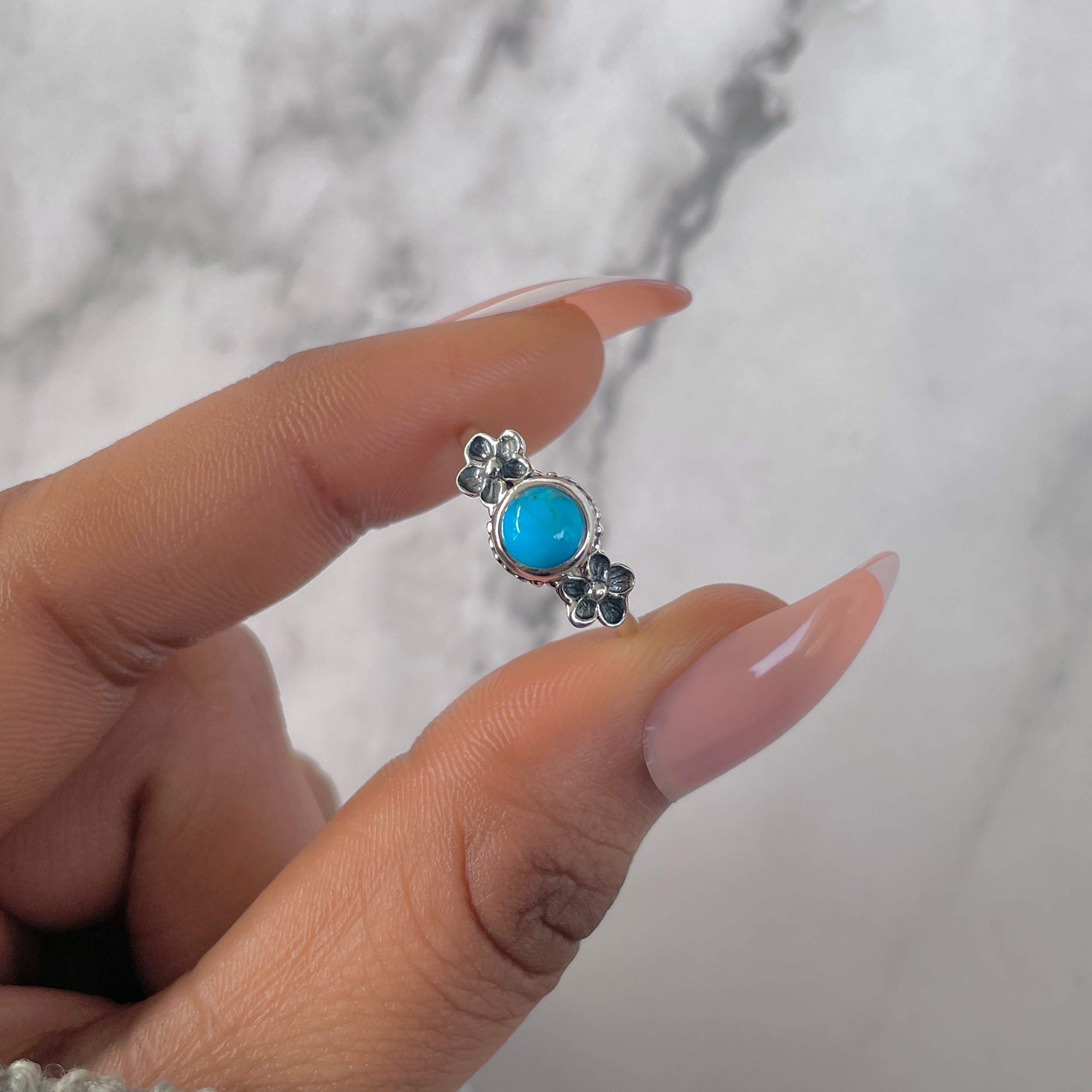 Turquoise Ring-(TRQ-RDR-80.)