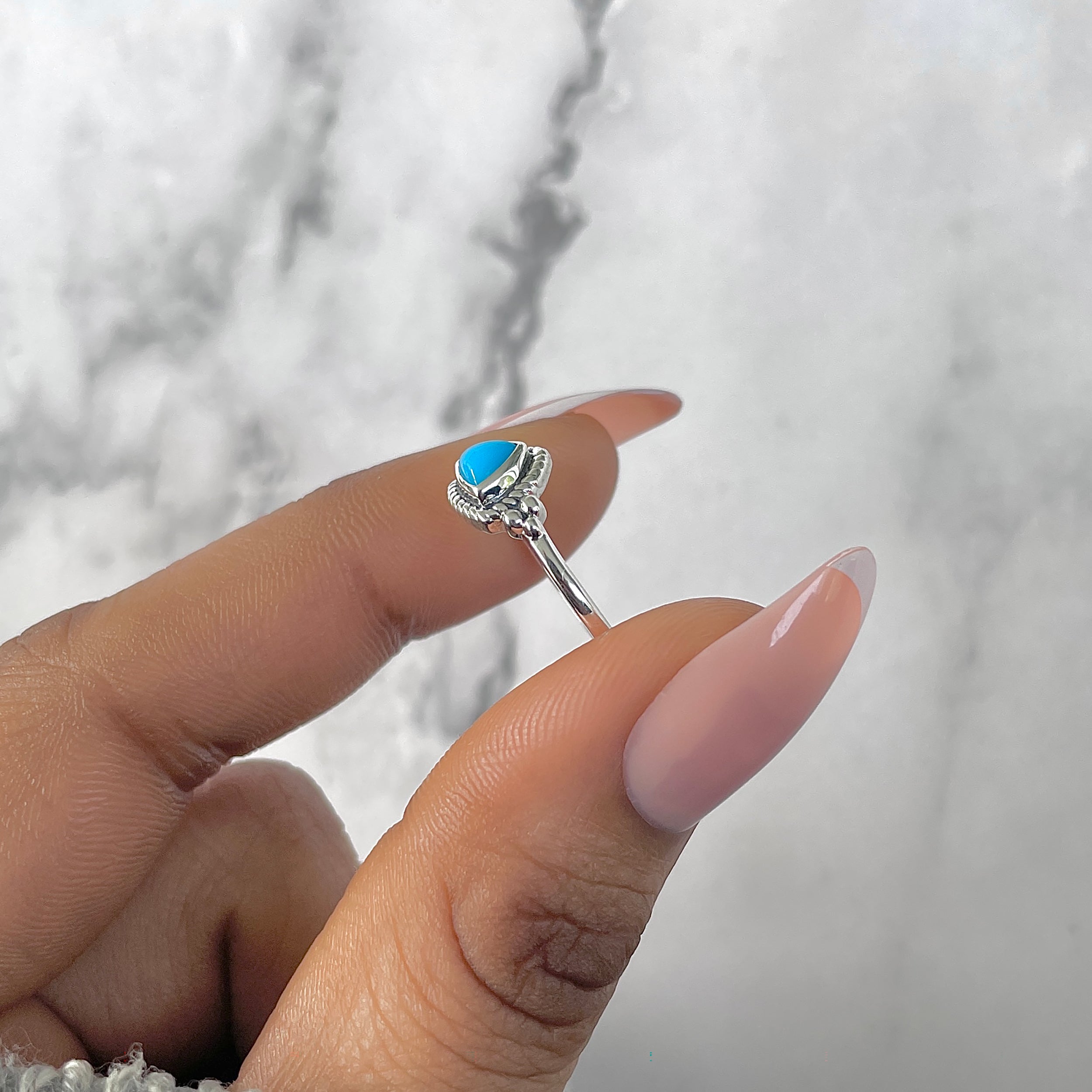 Turquoise Ring-(TRQ-RDR-810.)