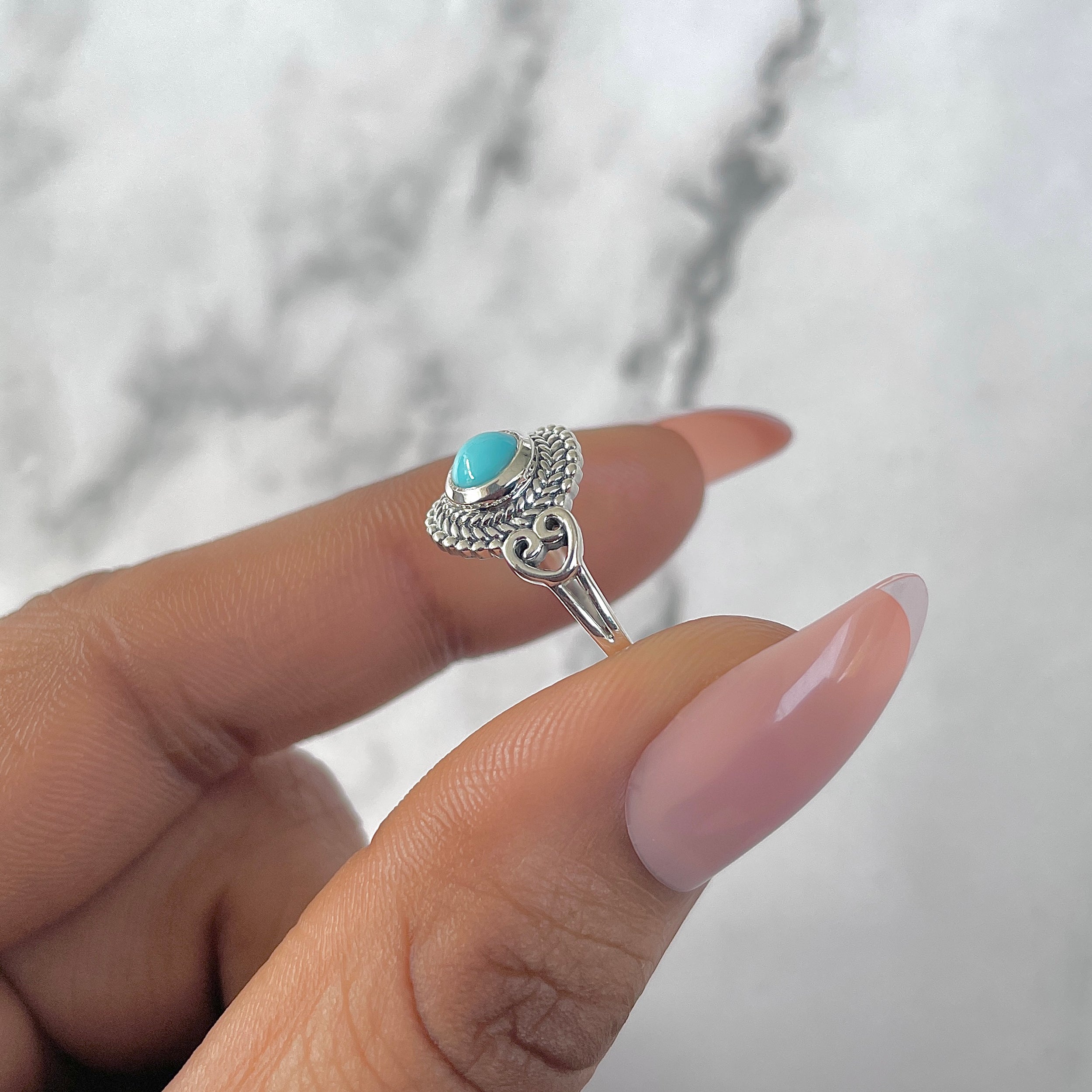 Turquoise Ring-(TRQ-RDR-825-A.)