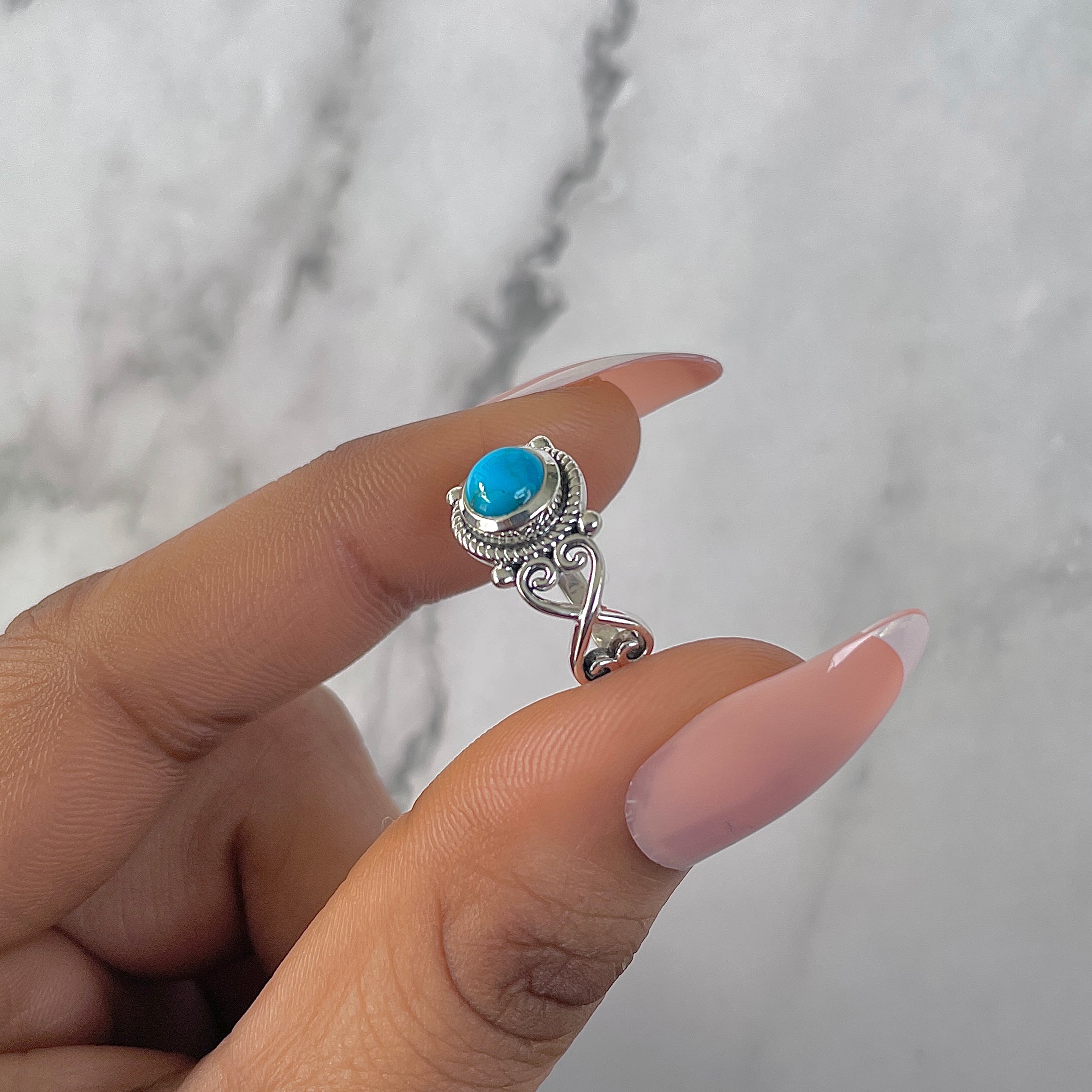 Turquoise Ring-(TRQ-RDR-828.)