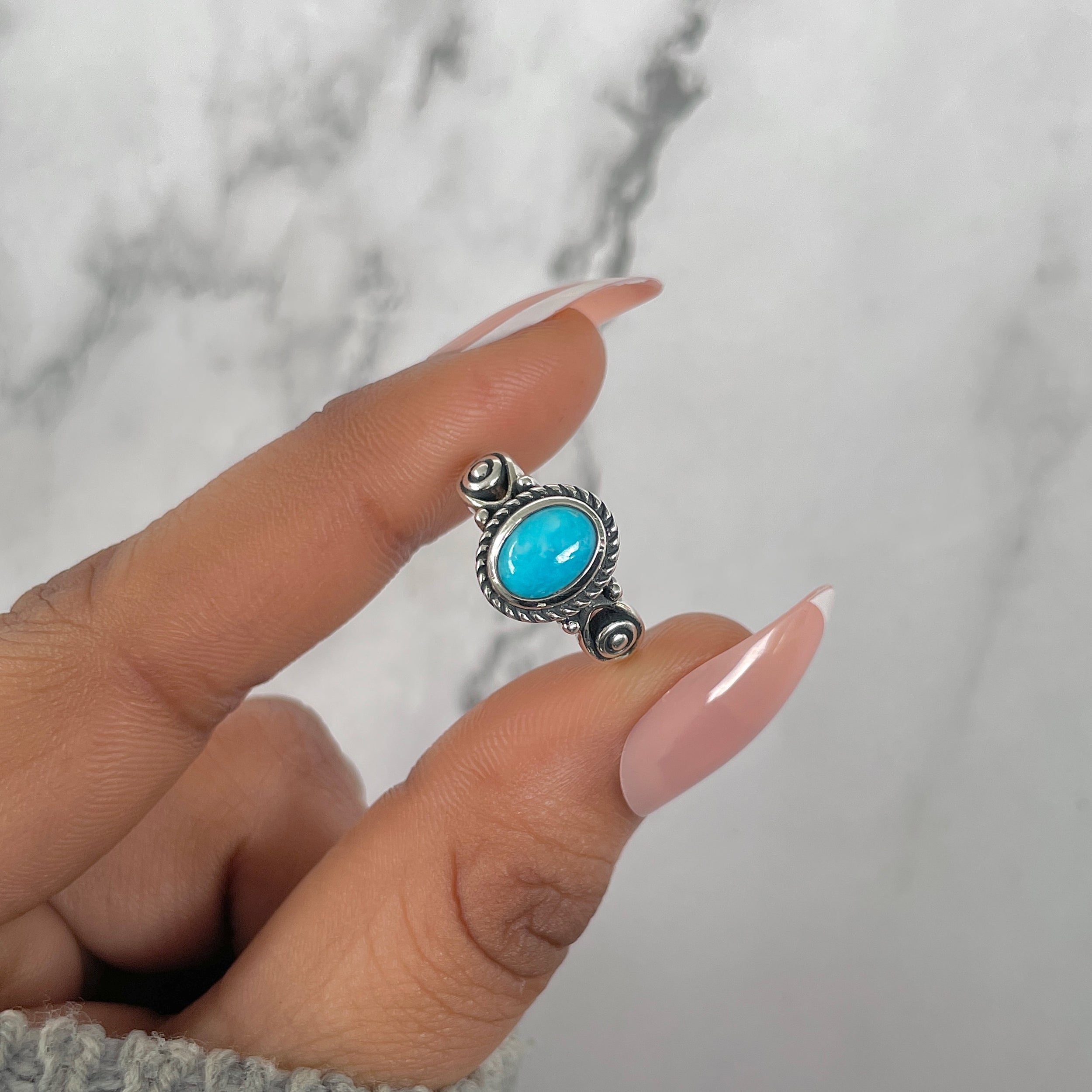 Turquoise Ring-(TRQ-RDR-835.)