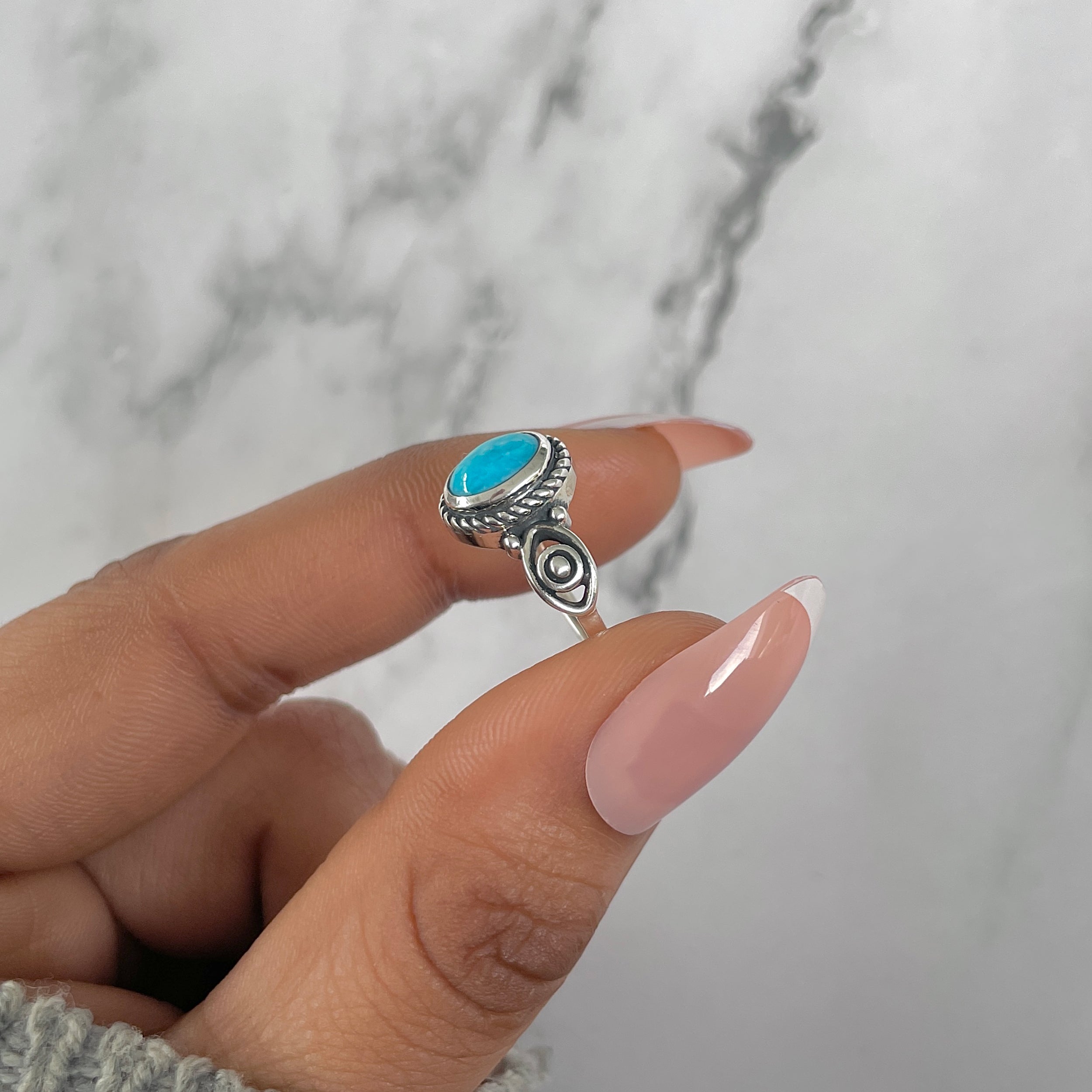Turquoise Ring-(TRQ-RDR-835.)