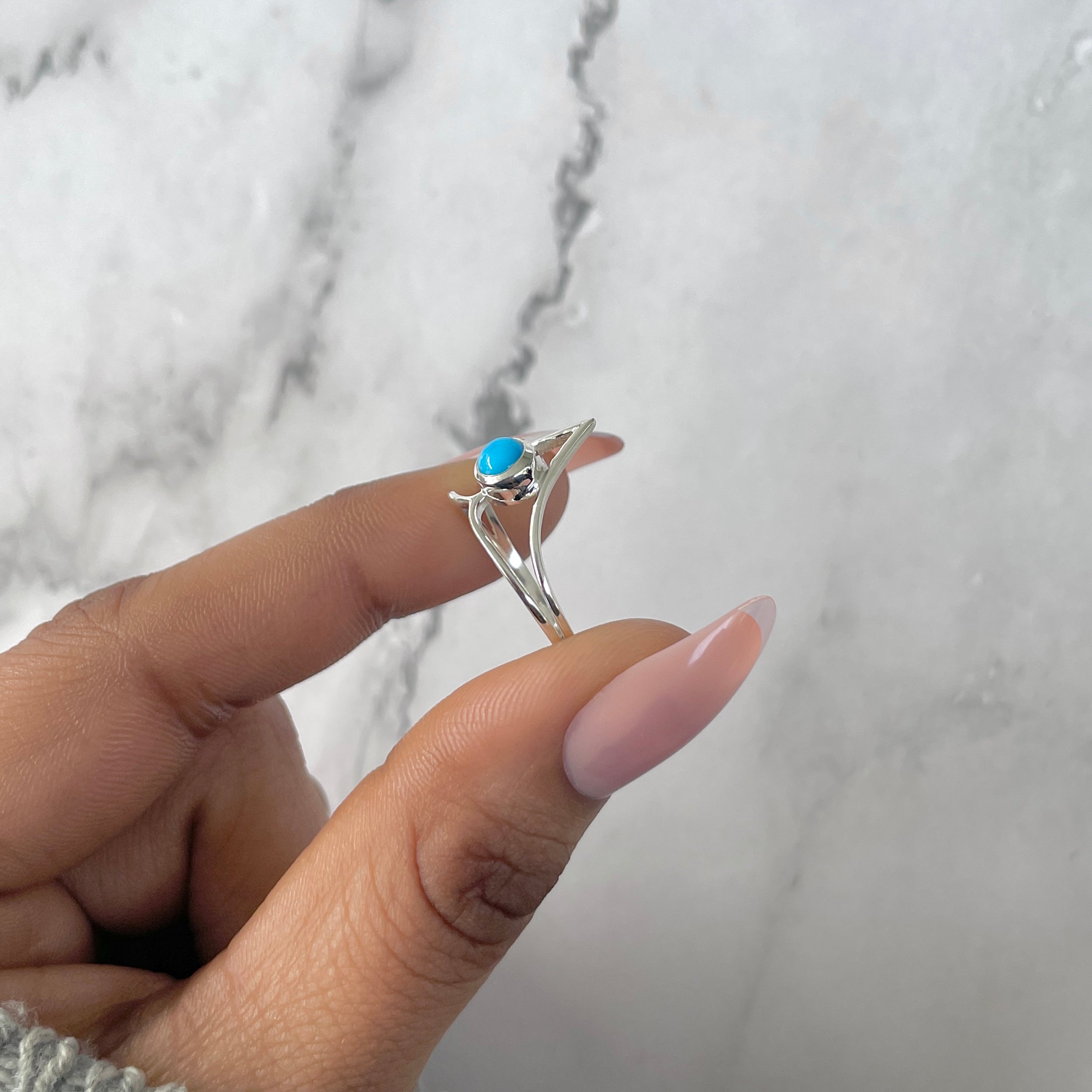 Turquoise Ring-(TRQ-RDR-843.)
