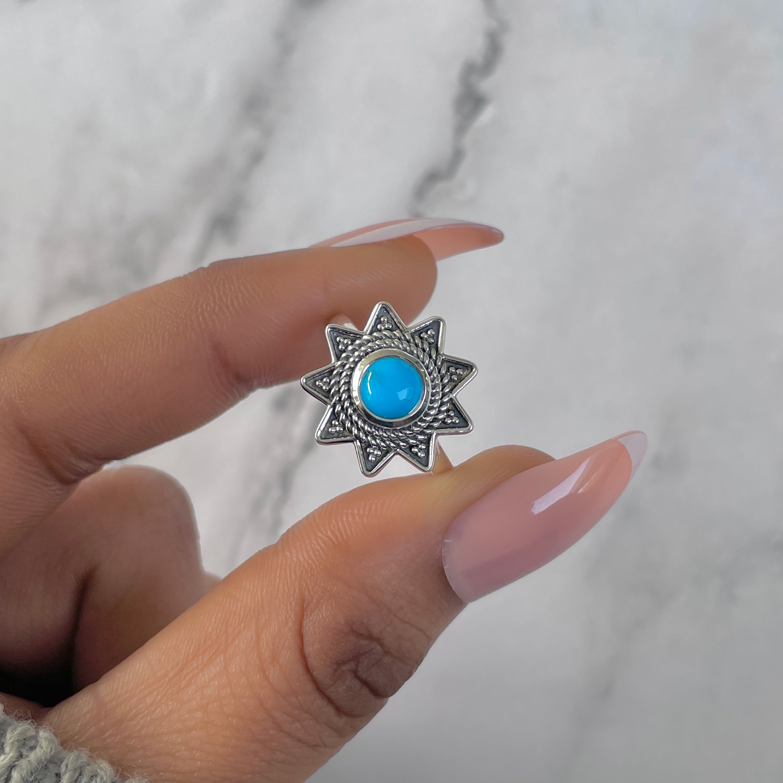 Turquoise Ring-(TRQ-RDR-849.)