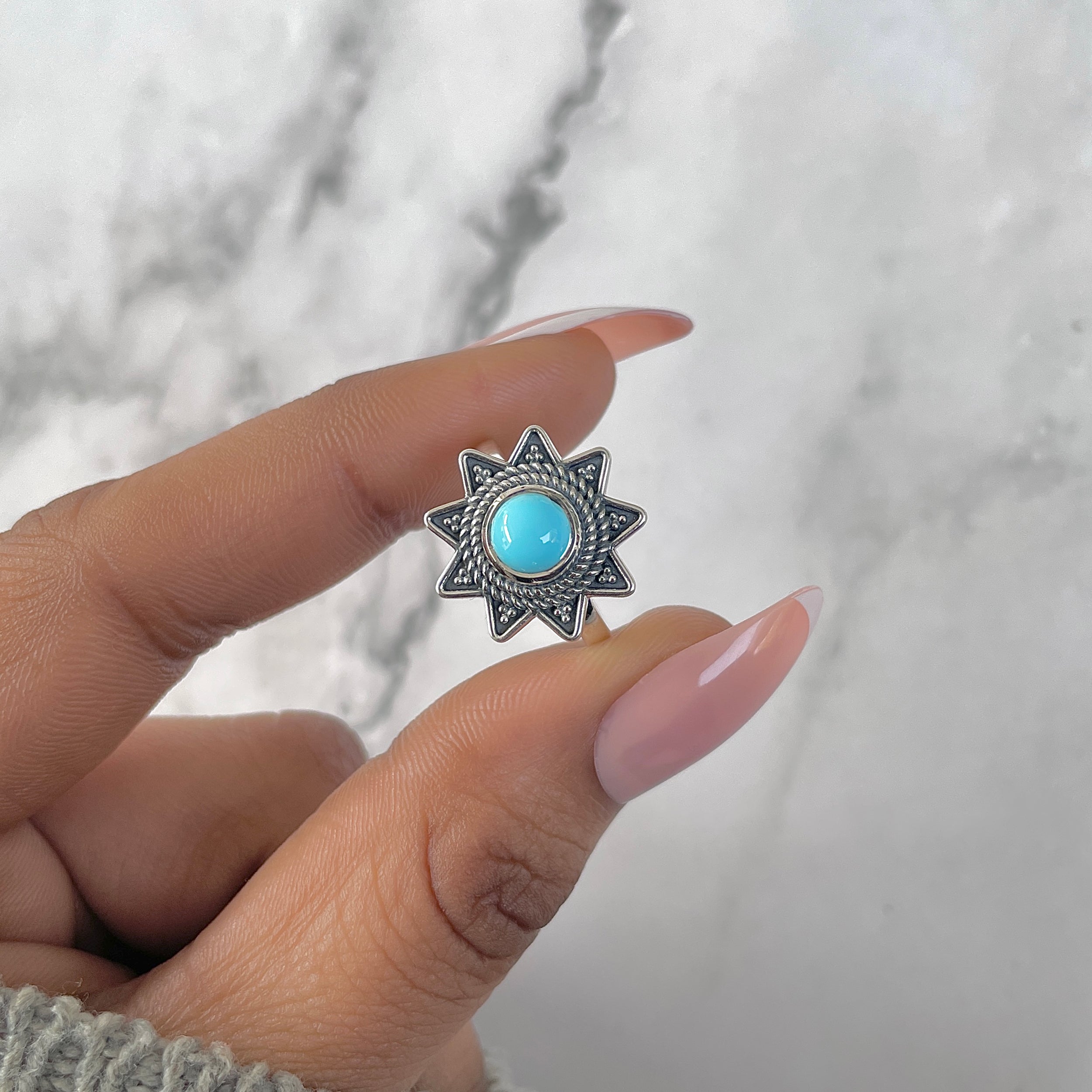 Turquoise Ring-(TRQ-RDR-849-A.)
