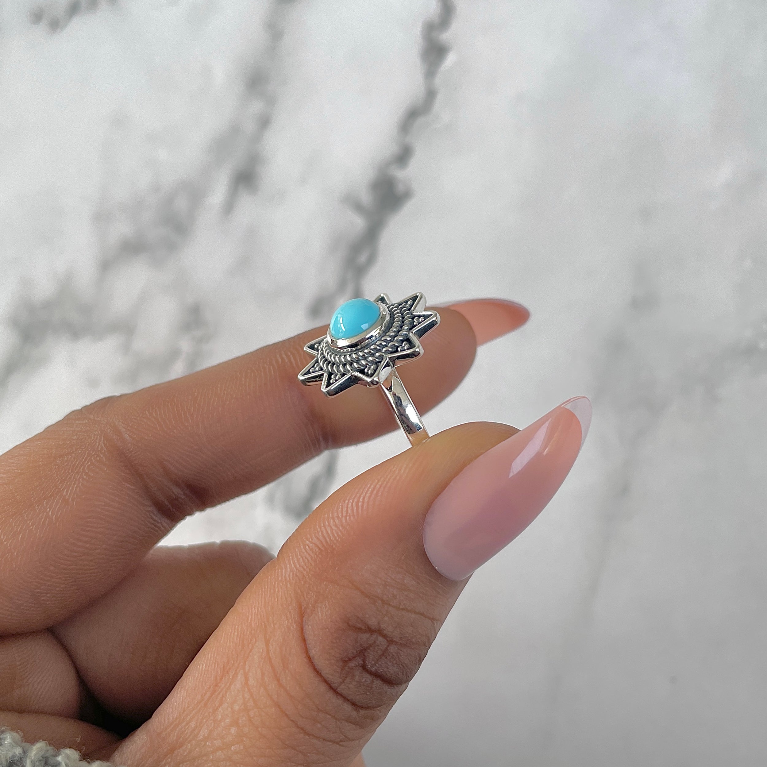 Turquoise Ring-(TRQ-RDR-849-A.)