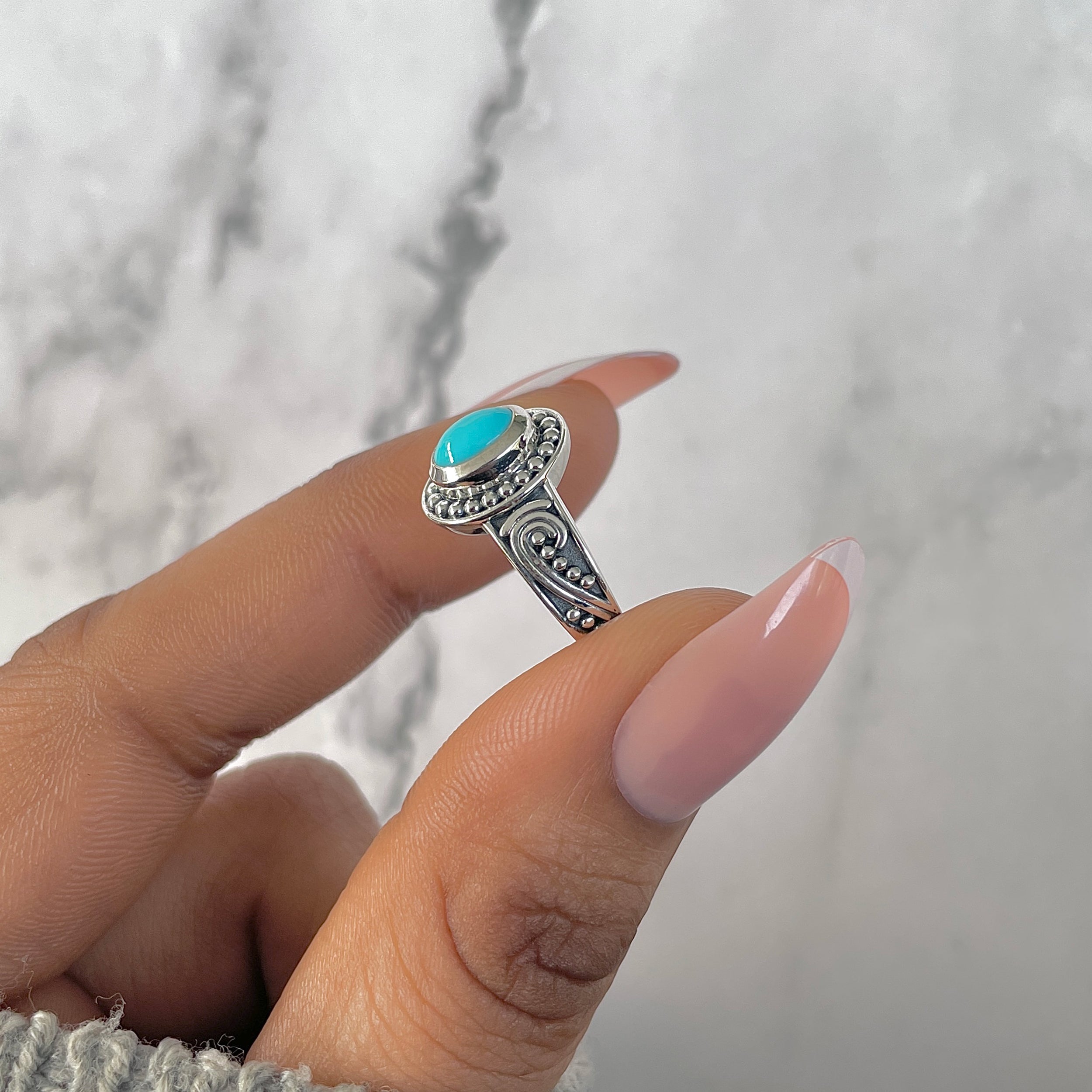 Turquoise Ring-(TRQ-RDR-916-A.)