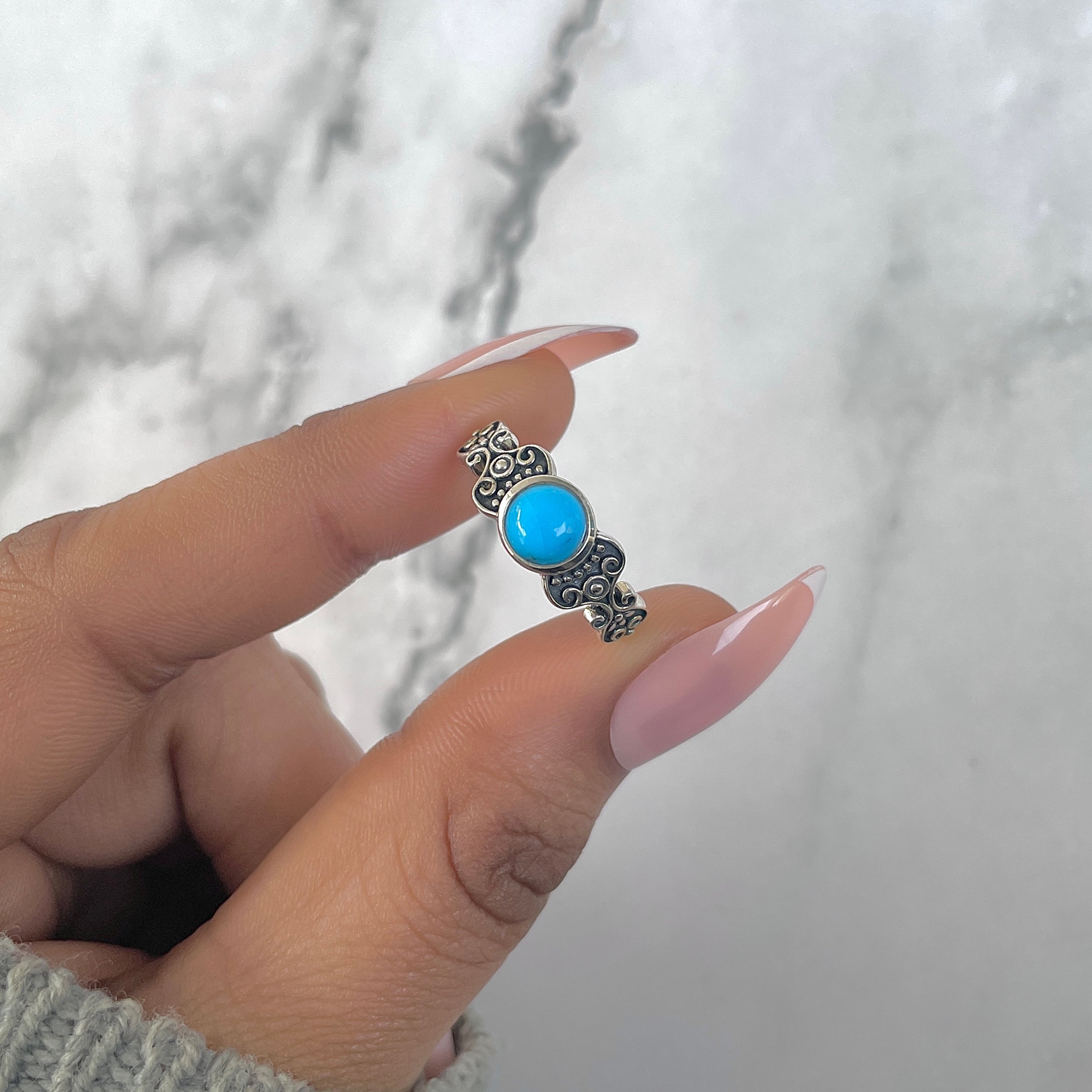 Turquoise Ring-(TRQ-RDR-936.)