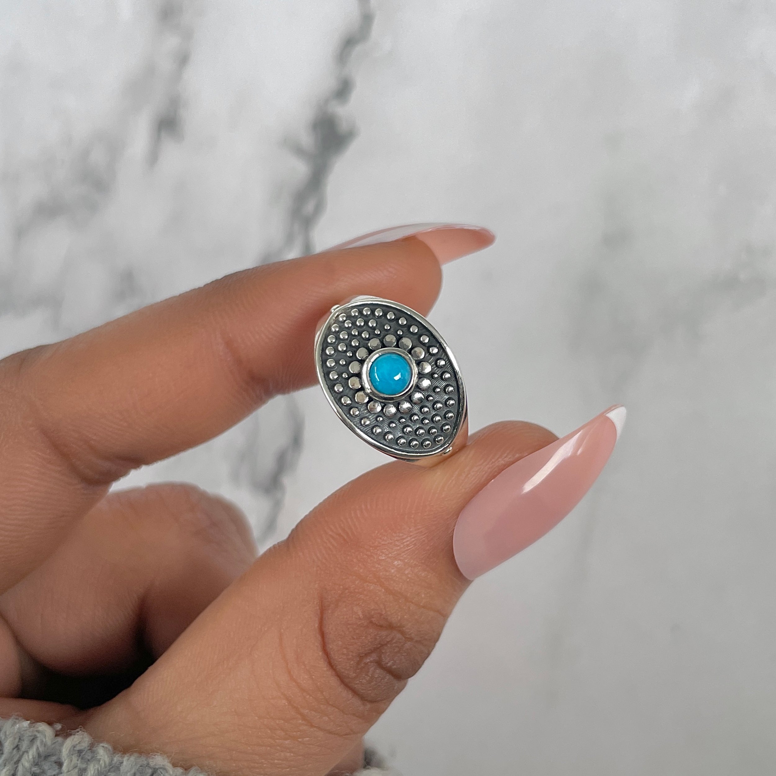 Turquoise Ring-(TRQ-RDR-997.)